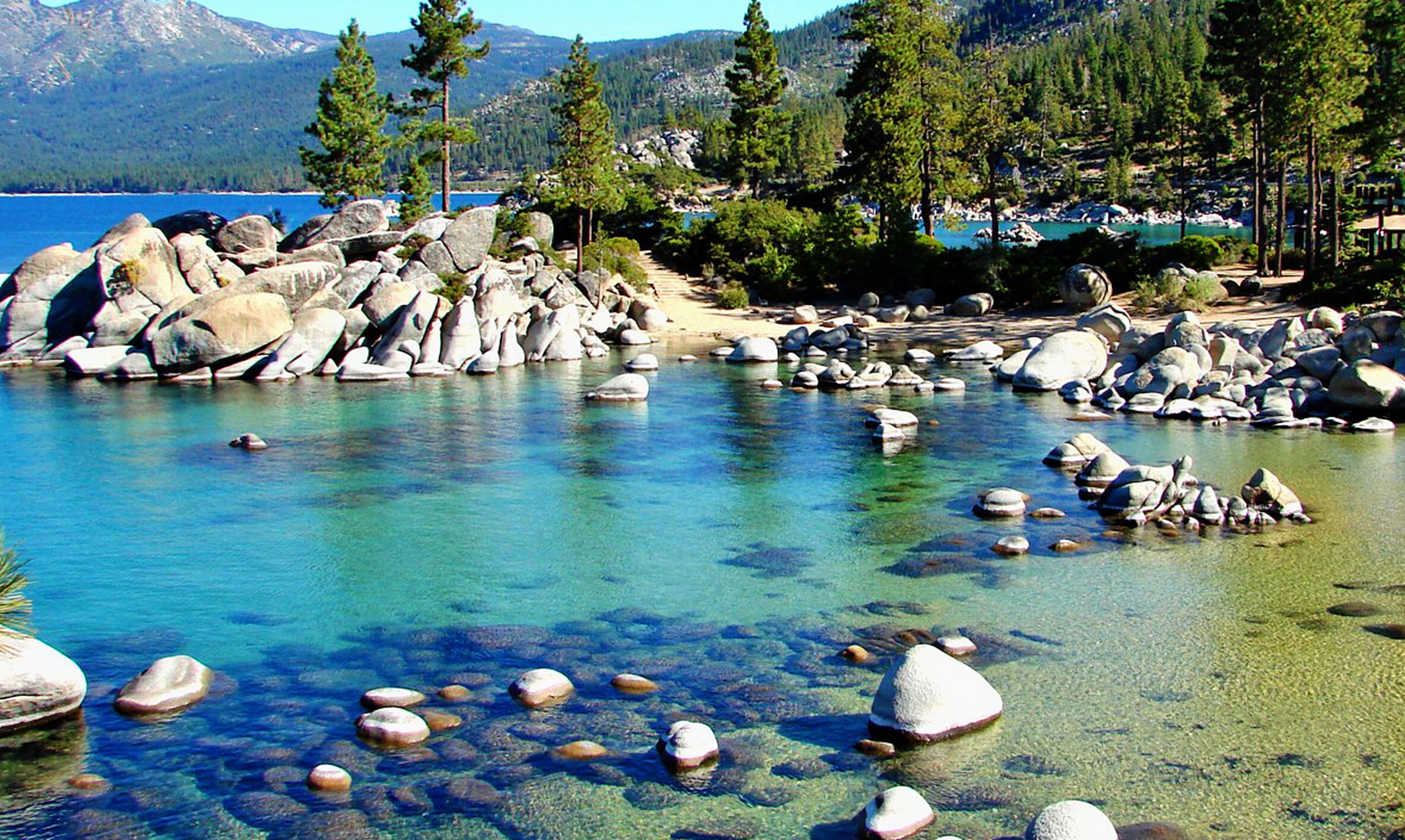 El Lago Tahoe, entre California y Nevada (Estados Unidos)