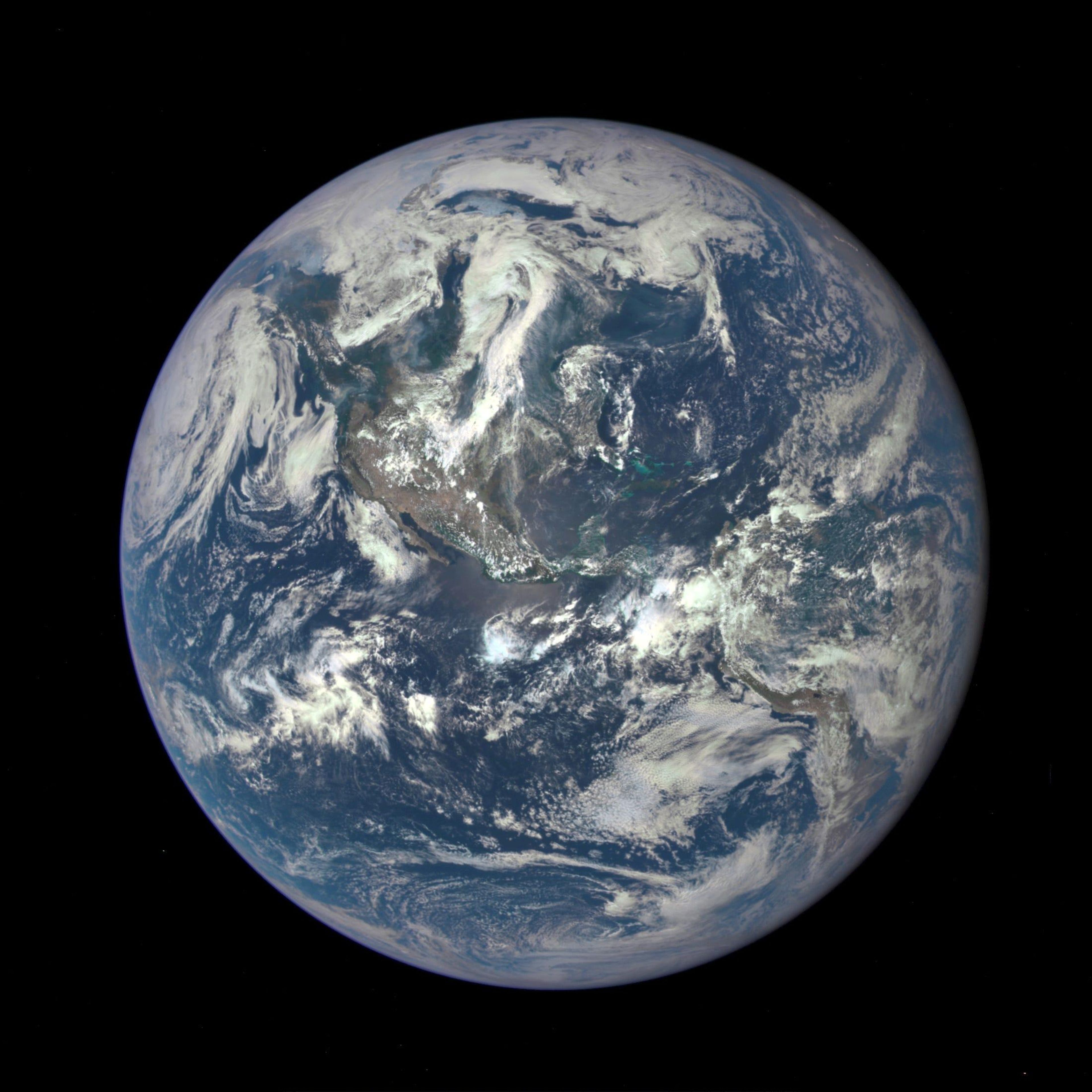 A photo of Earth taken by NASA's imaging camera. REUTERS/NASA/Handout via Reuters/File Photo