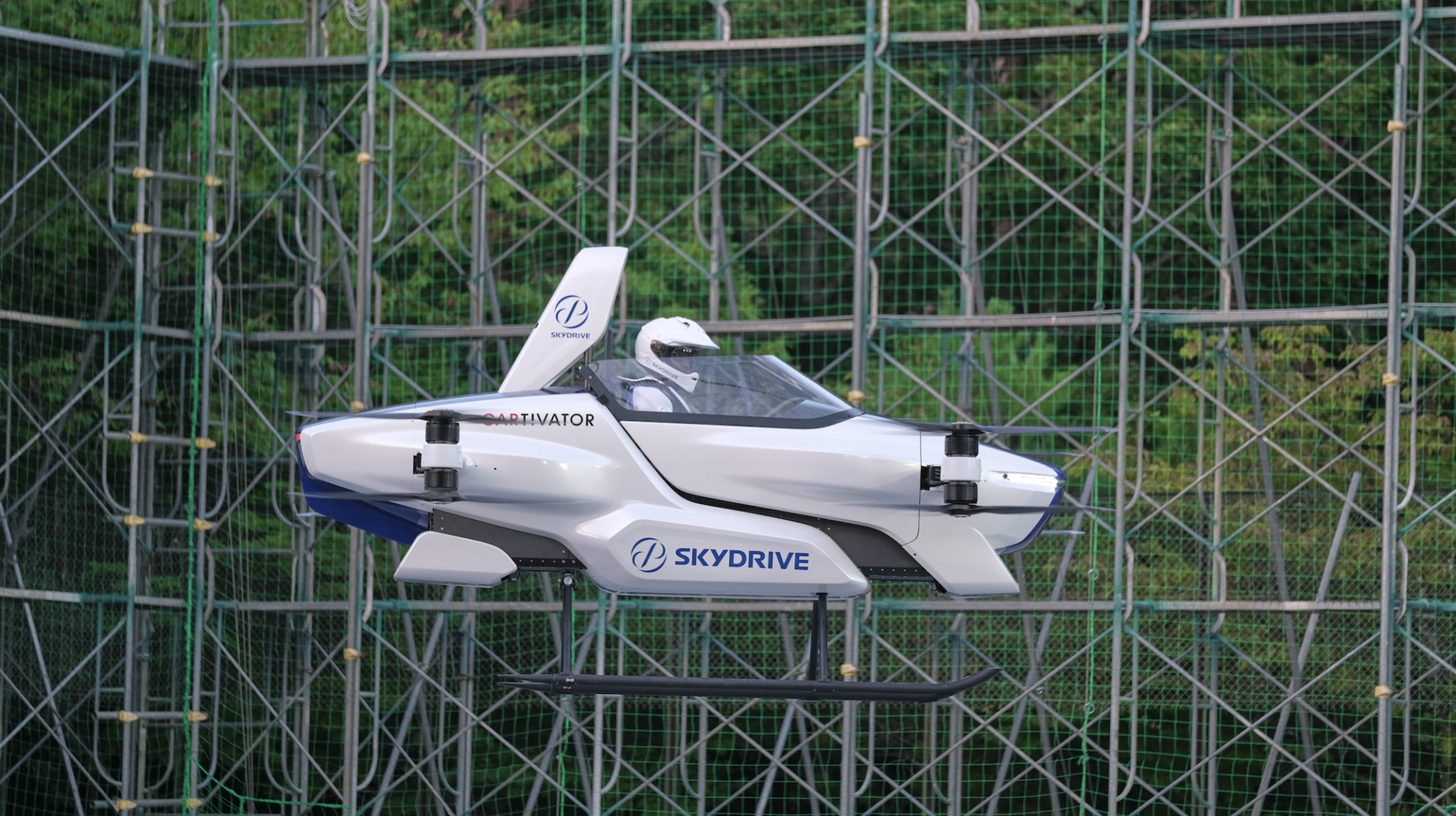 El primer coche volador de SkyDrive.