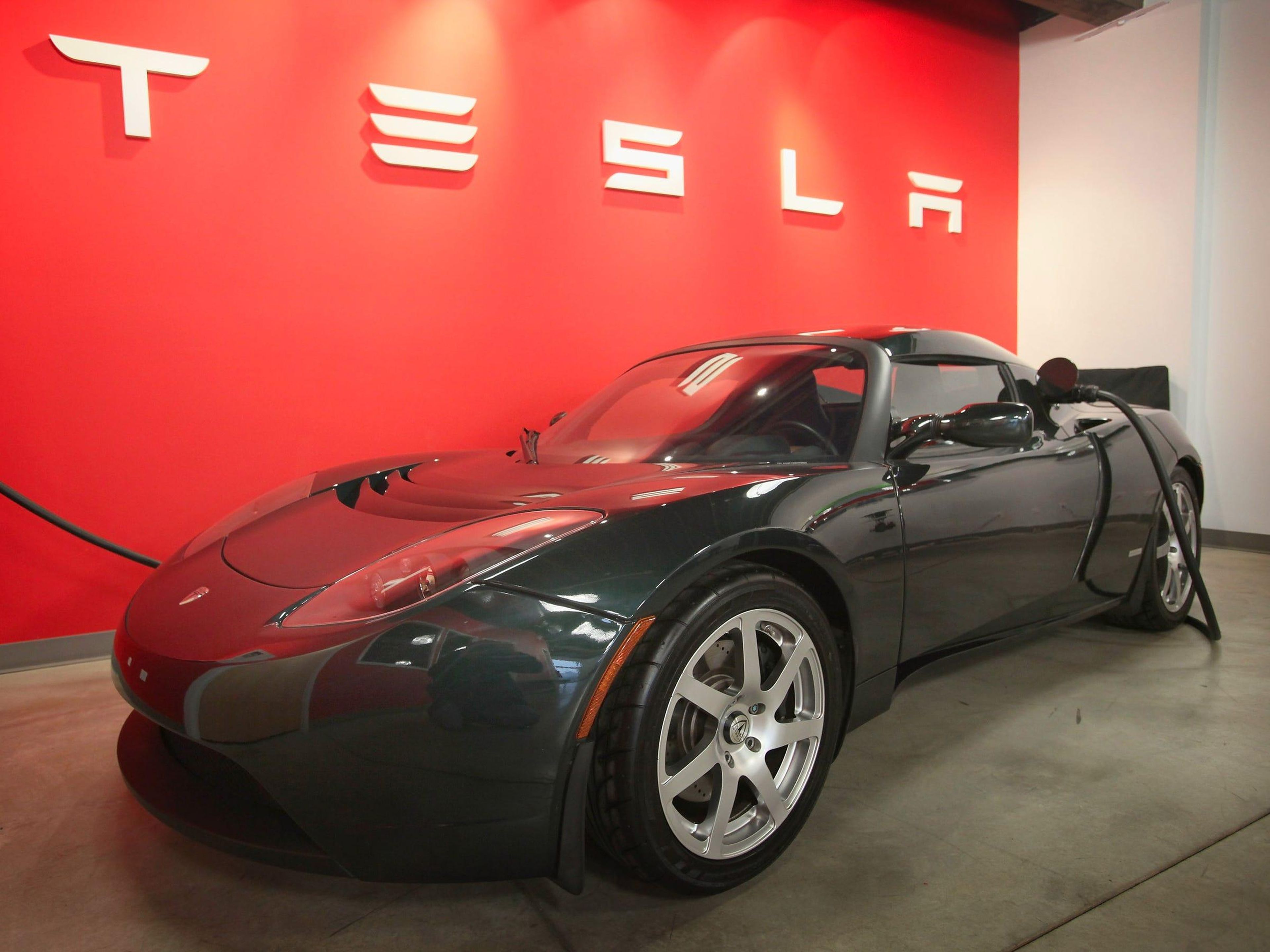 Tesla Roadster Scott Olson/Getty Images