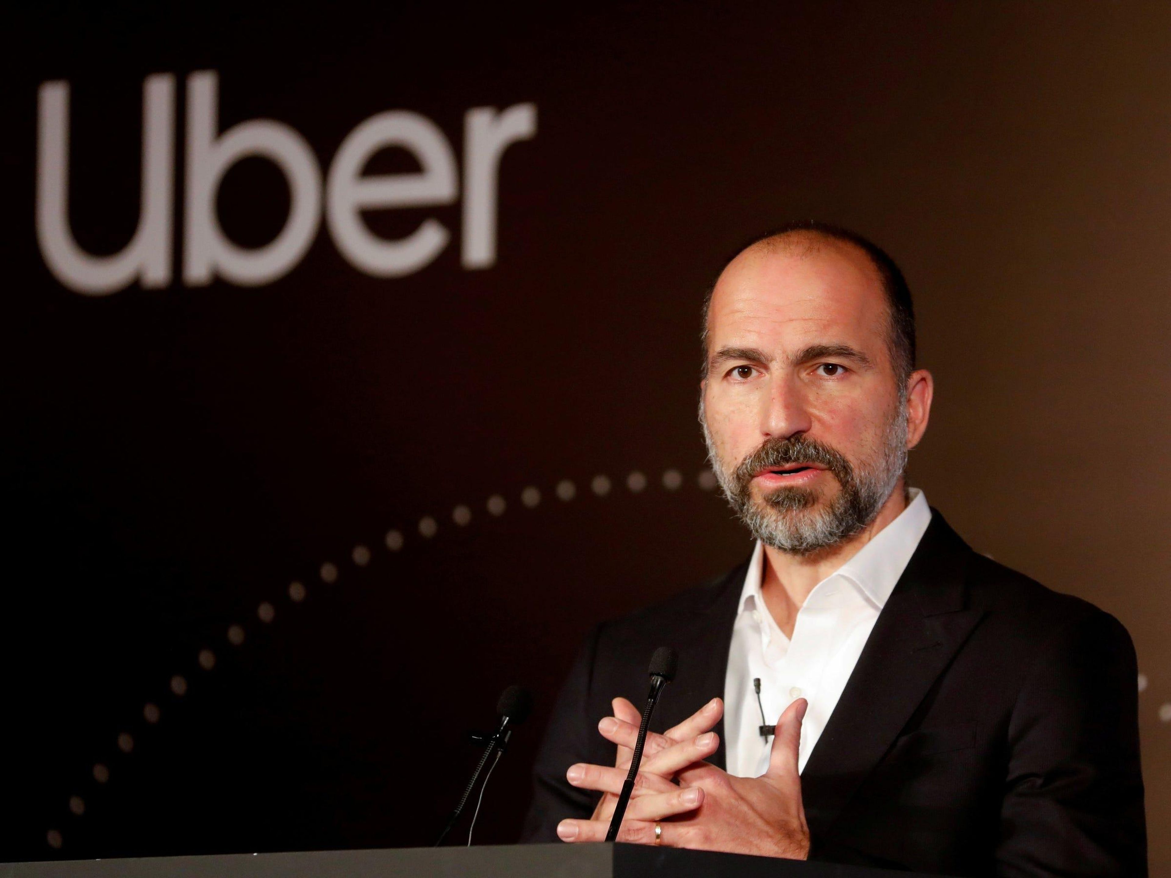 Uber CEO Dara Khosrowshahi Reuters
