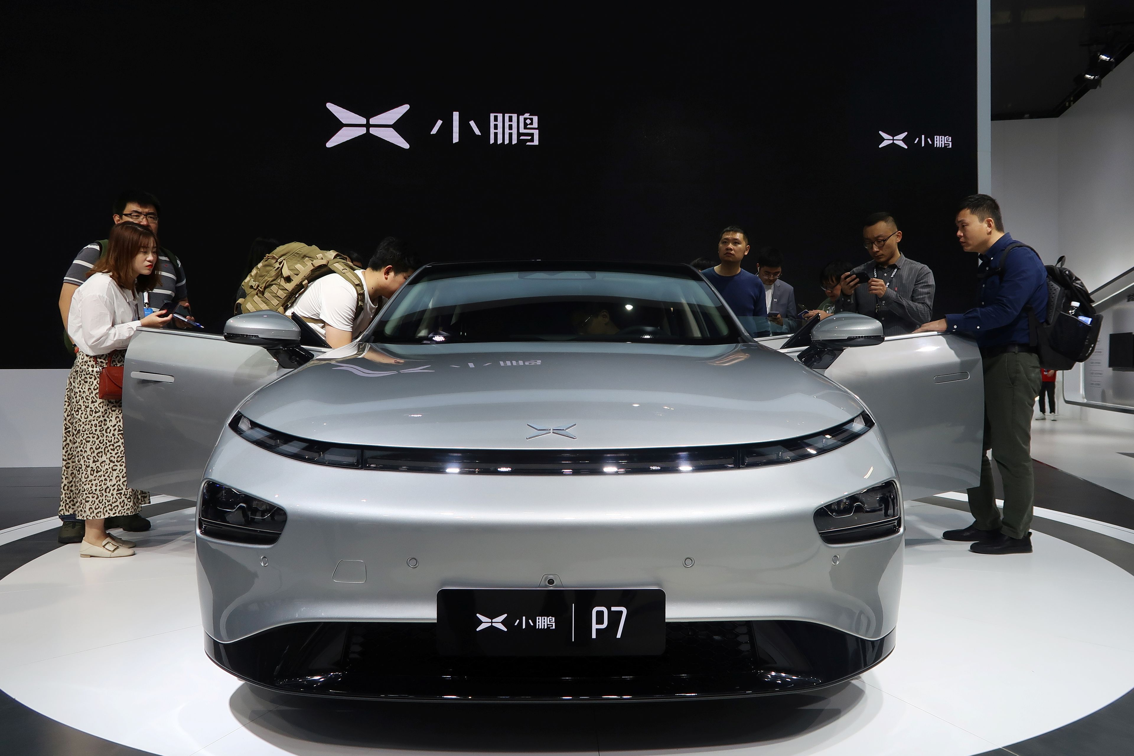 El Xpeng P7, la competencia china del Model 3 de Tesla.