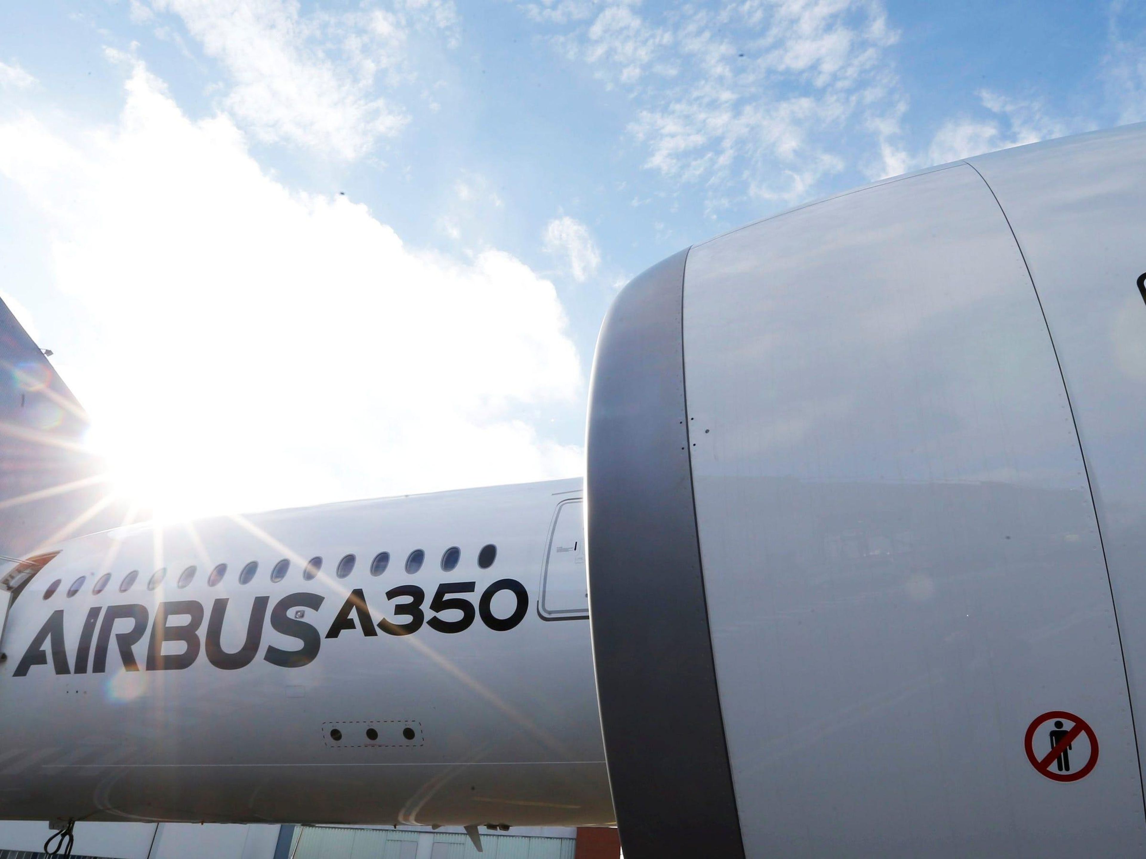An Airbus A350-900 XWB aircraft. Reuters