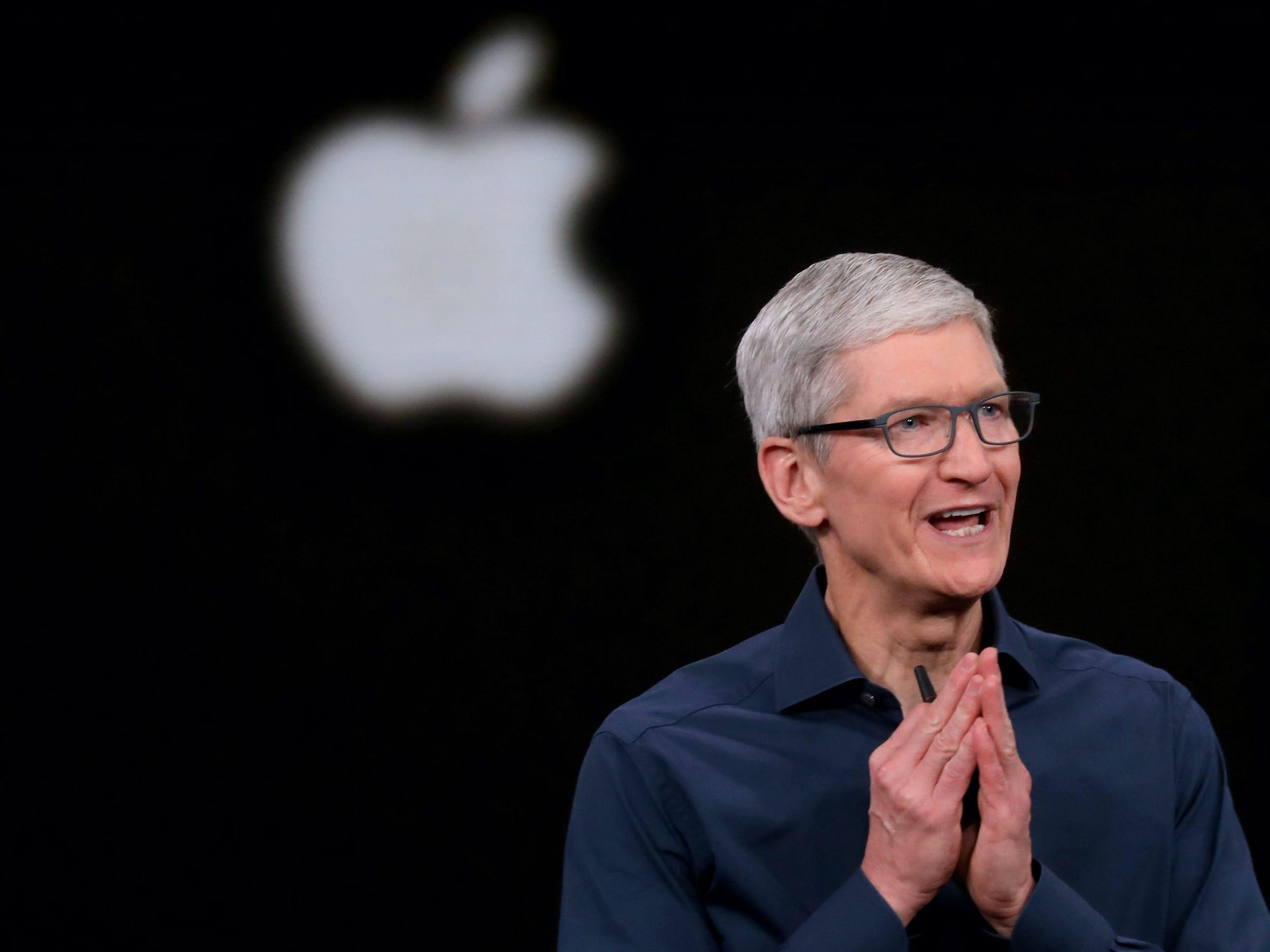 Apple CEO Tim Cook. Karl Mondon/Digital First Media/The Mercury News via Getty Images