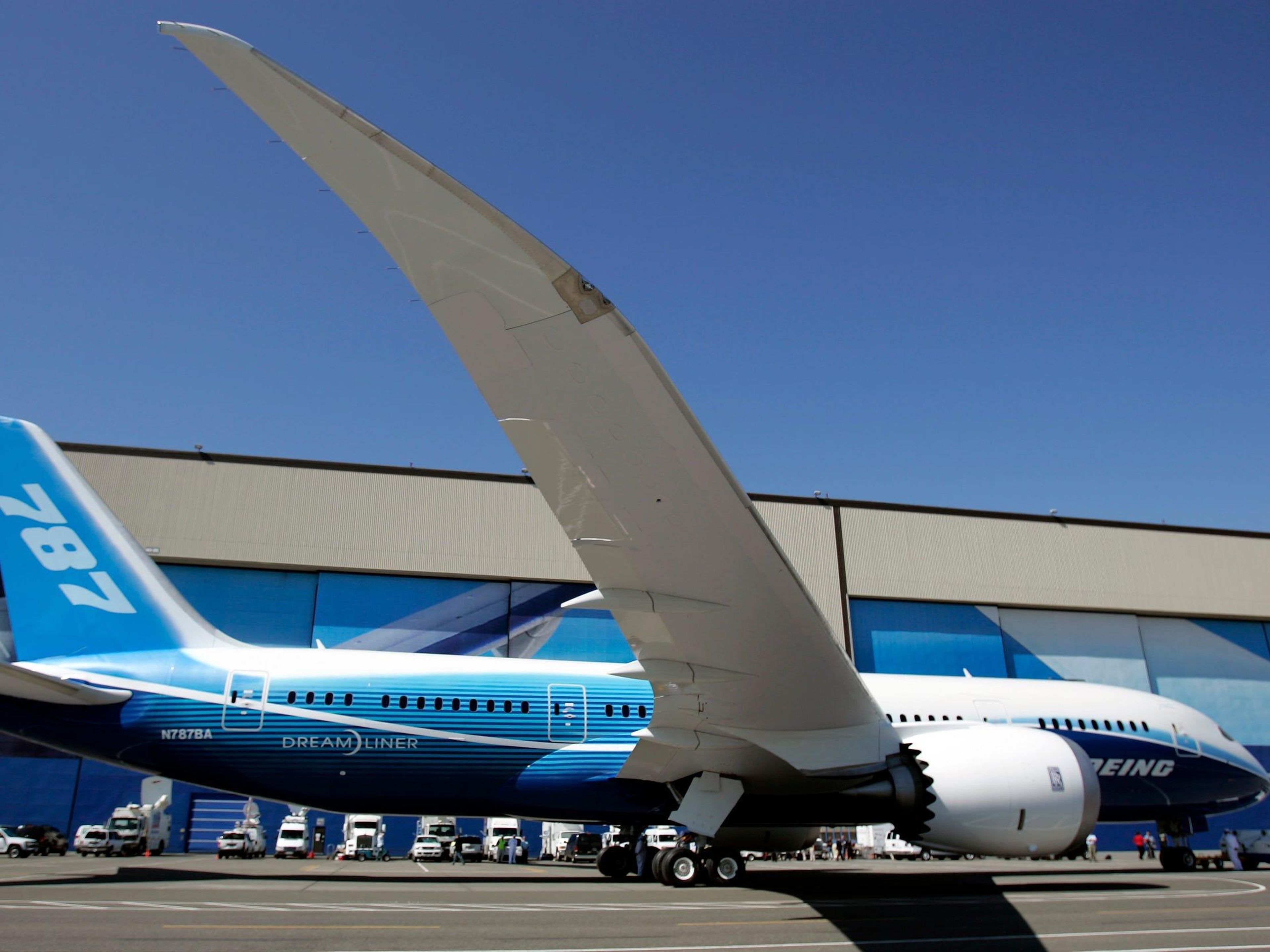 A Boeing 787-8 Dreamliner. Robert Sorbo/Reuters