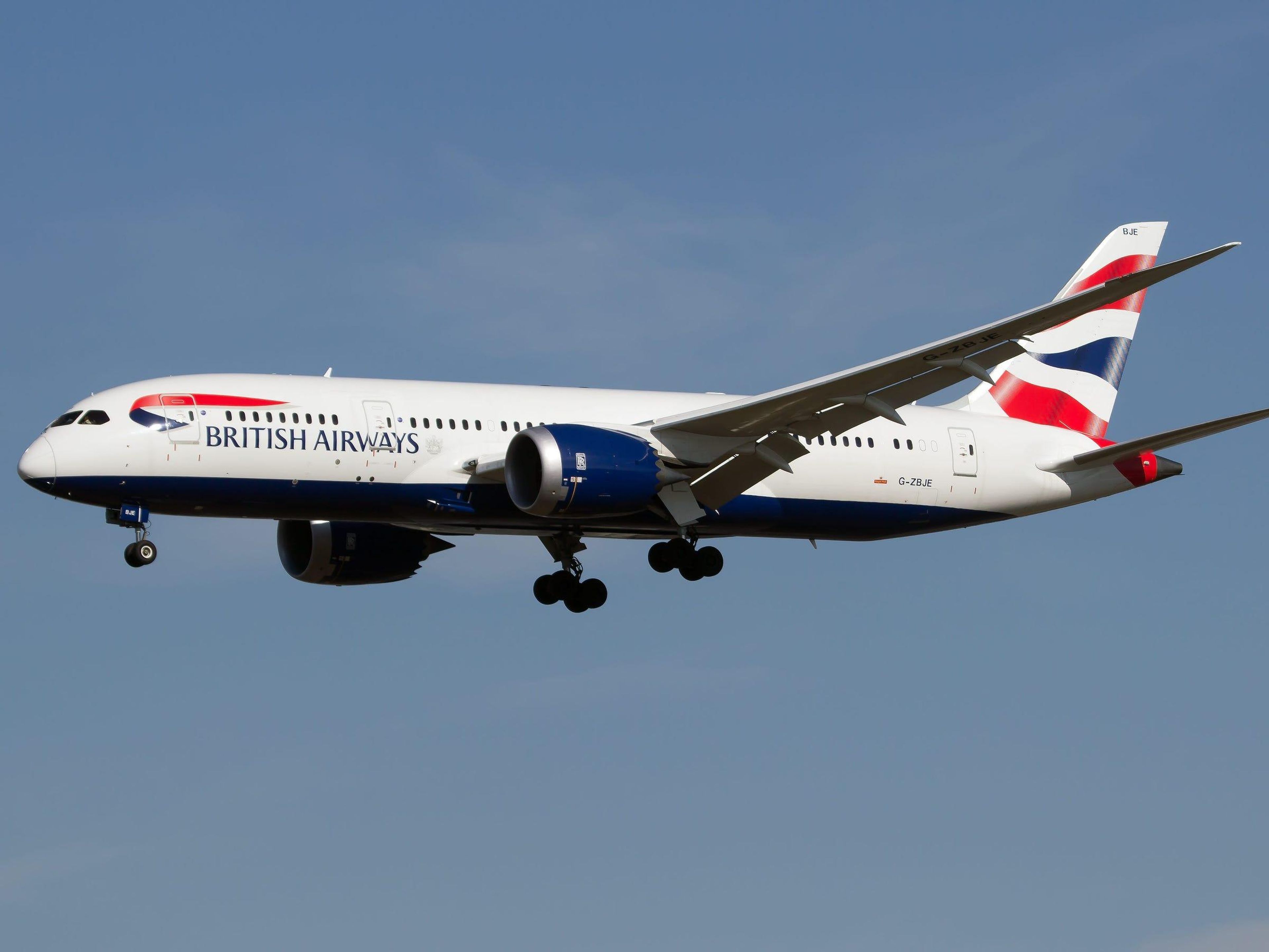 A British Airways Boeing 787 Dreamliner. Fabrizio Gandolfo/SOPA Images/LightRocket/Getty