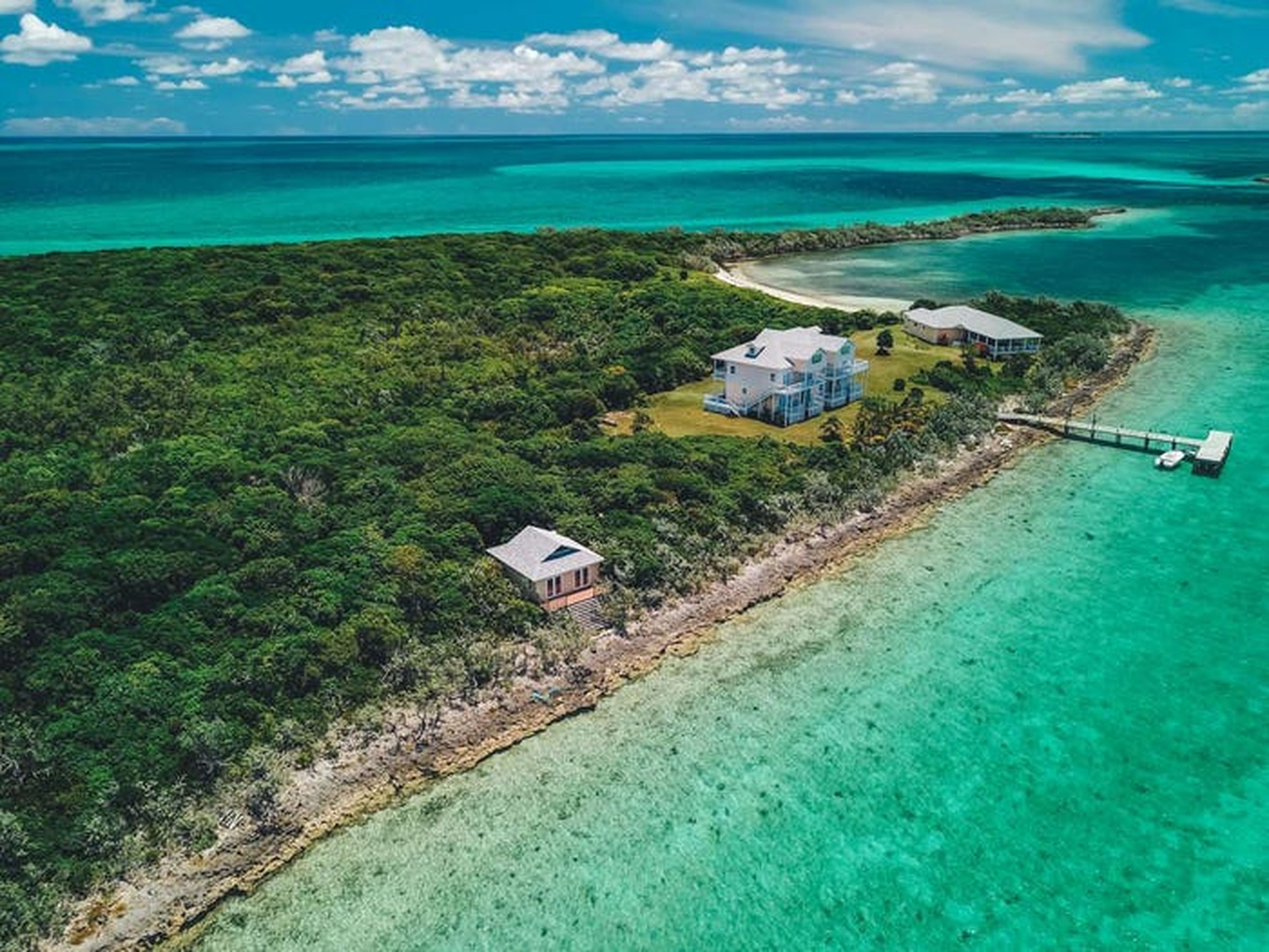 Cayo Pez Grande en las Bahamas.