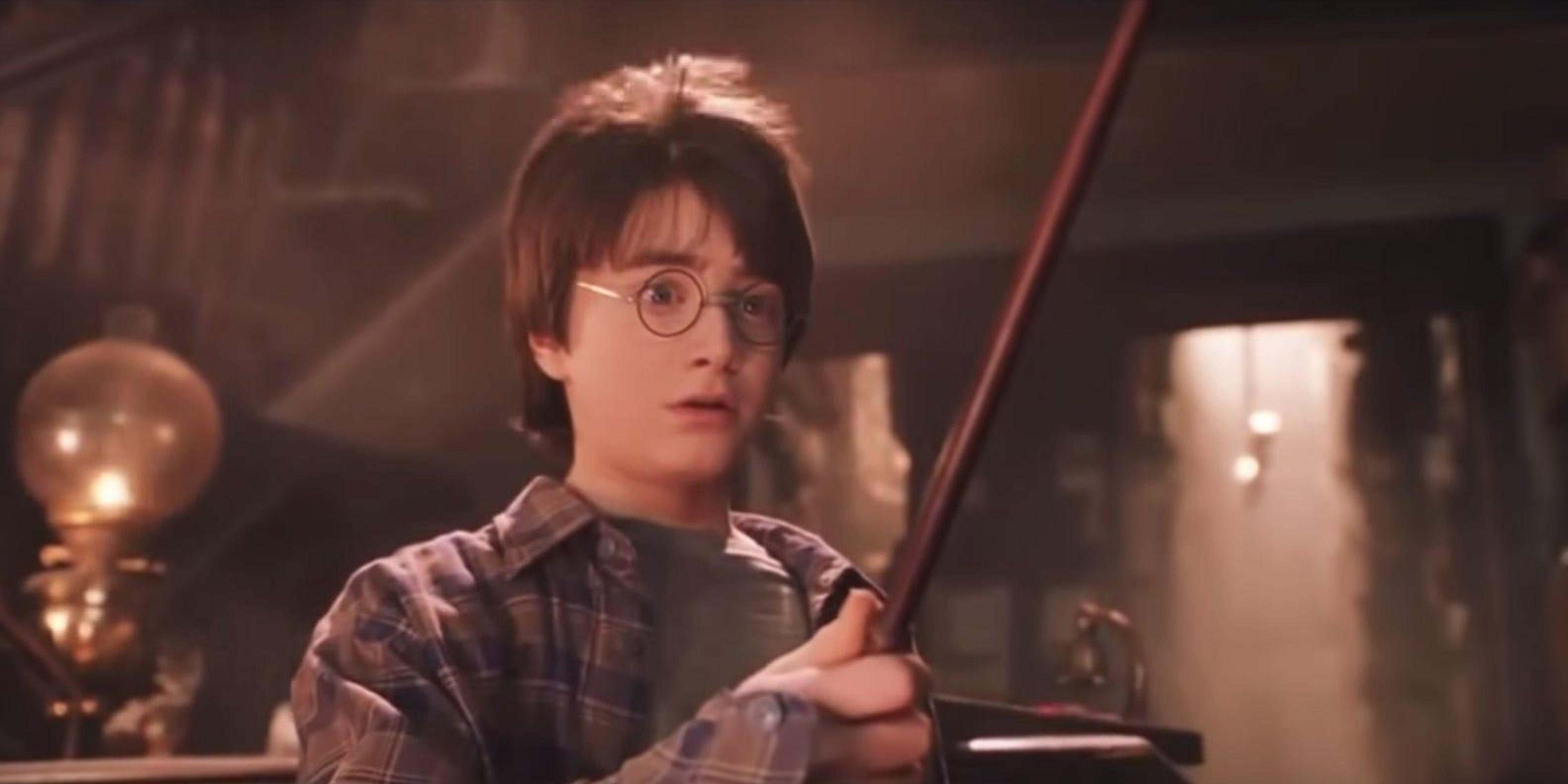 Daniel Radcliffe en la primera película de 'Harry Potter'