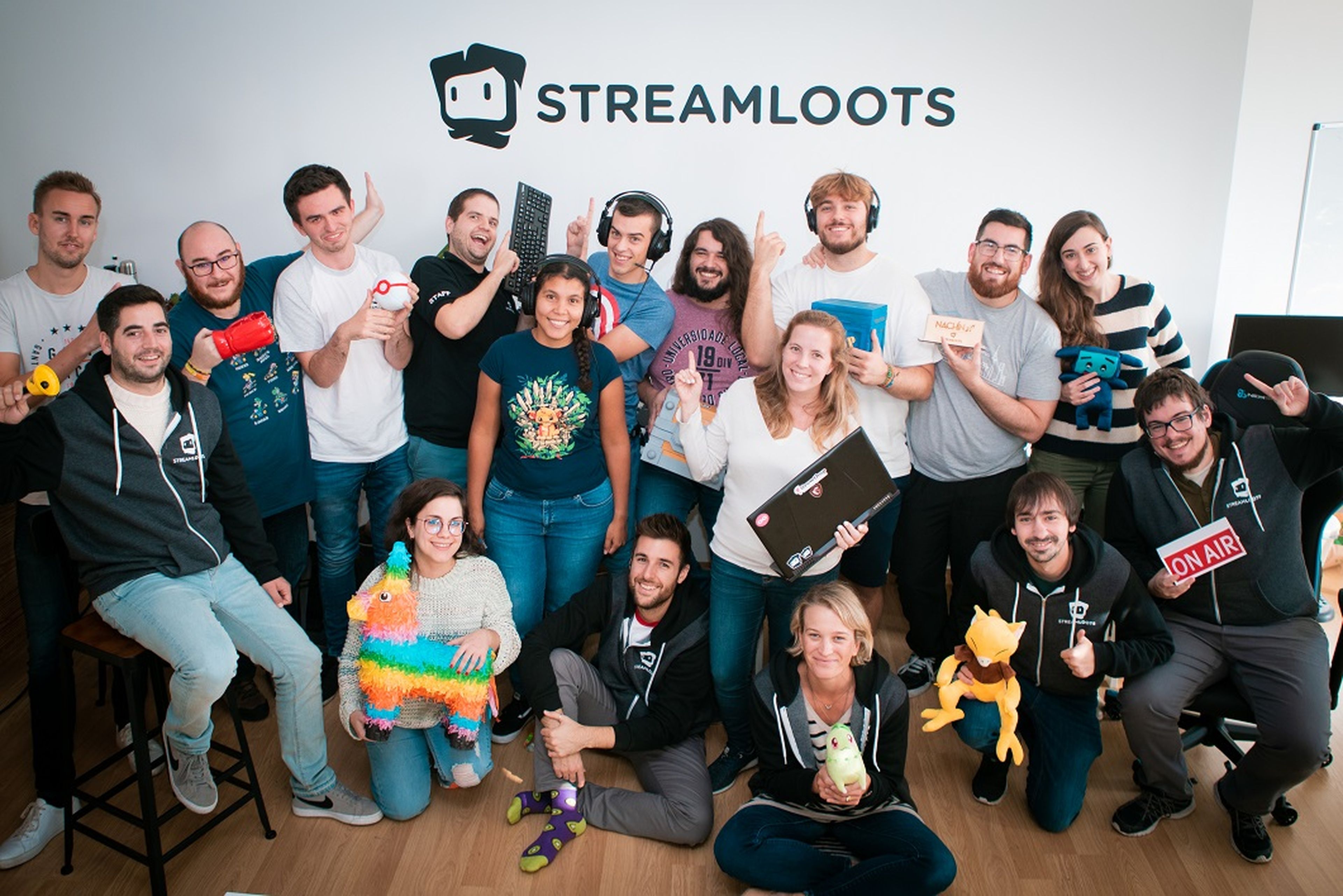 El equipo de la startup española Streamloots.