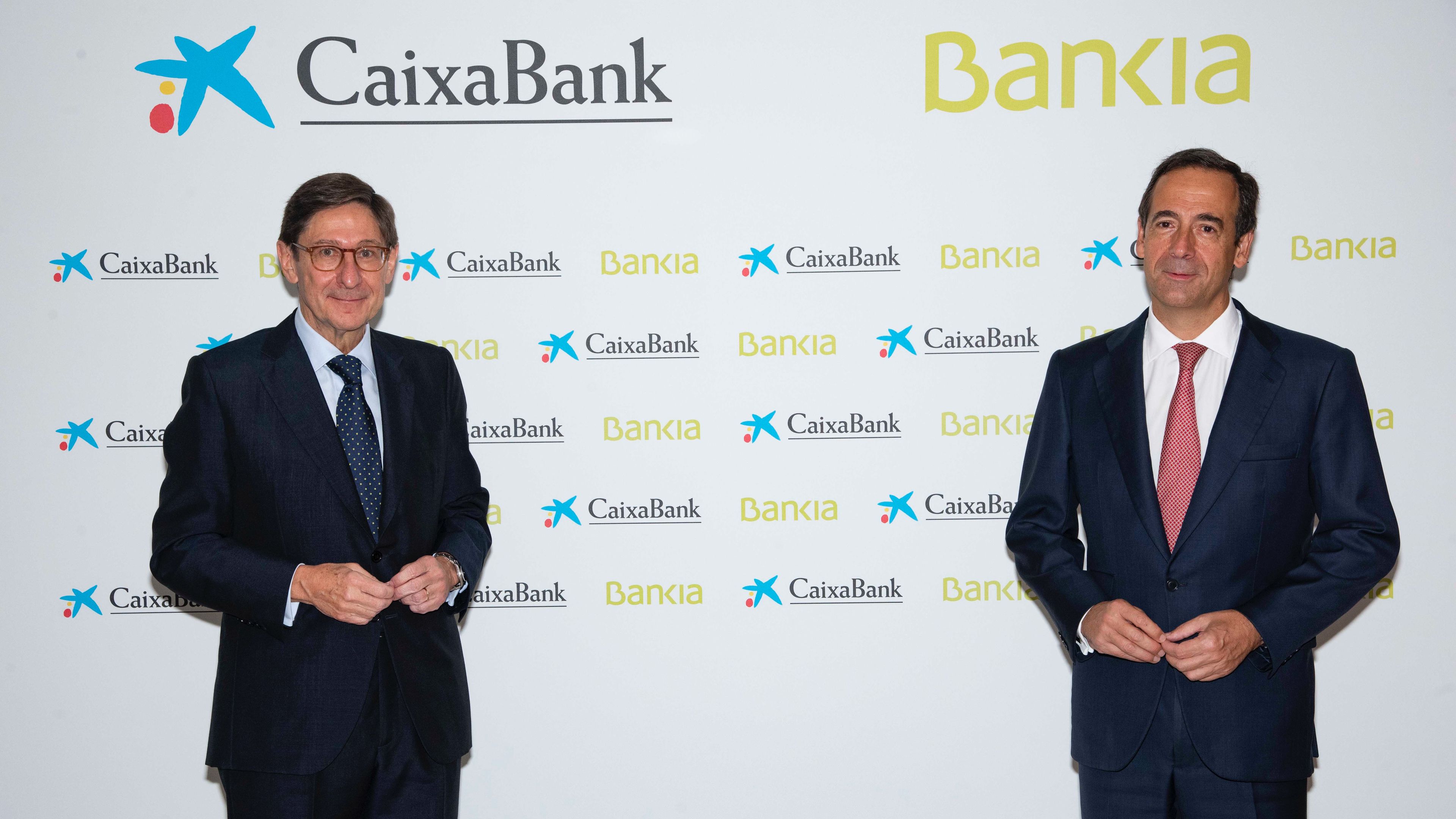 Goirigolzarri y Gortázar, tras la fusión entre CaixaBank y Bankia.