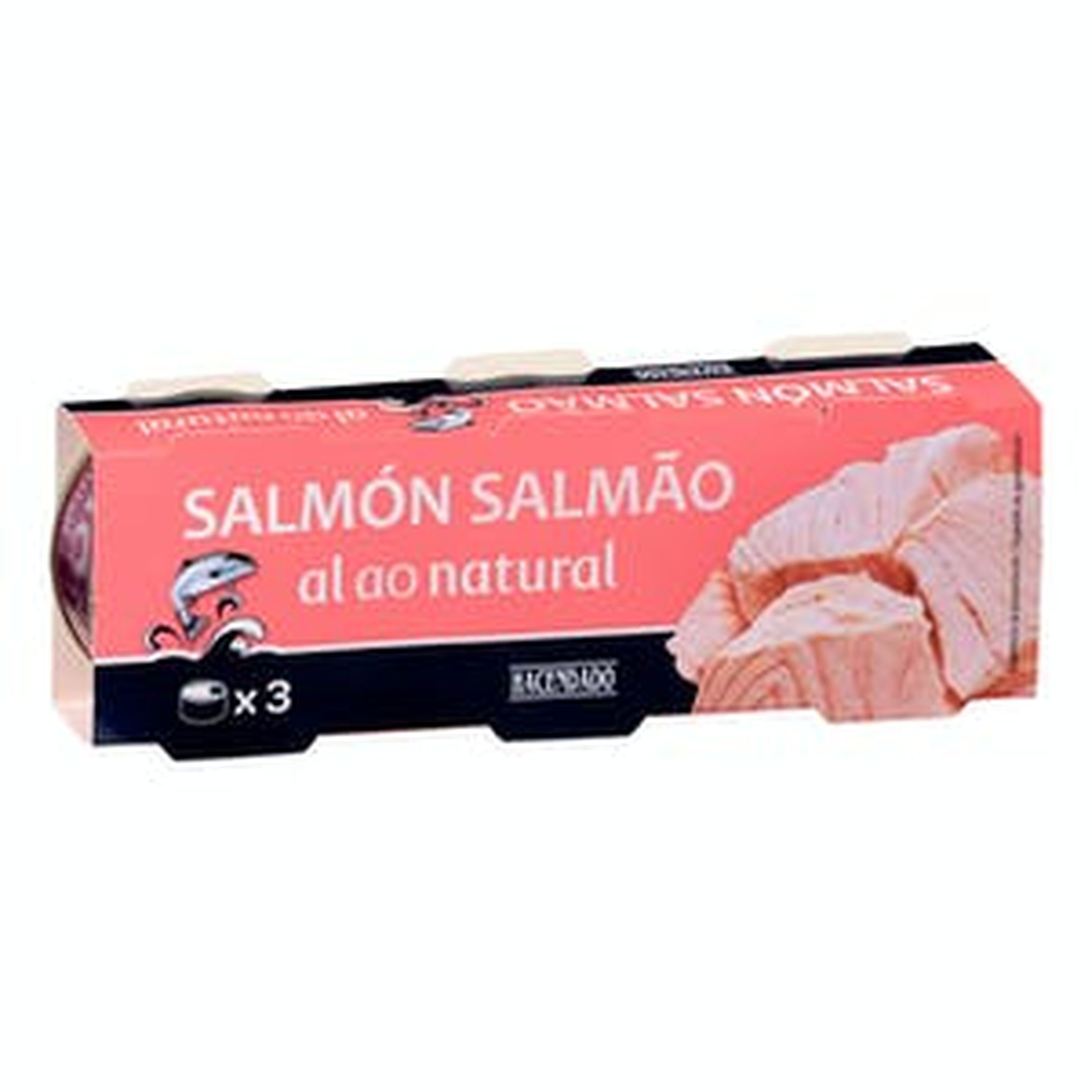 Latas de salmón