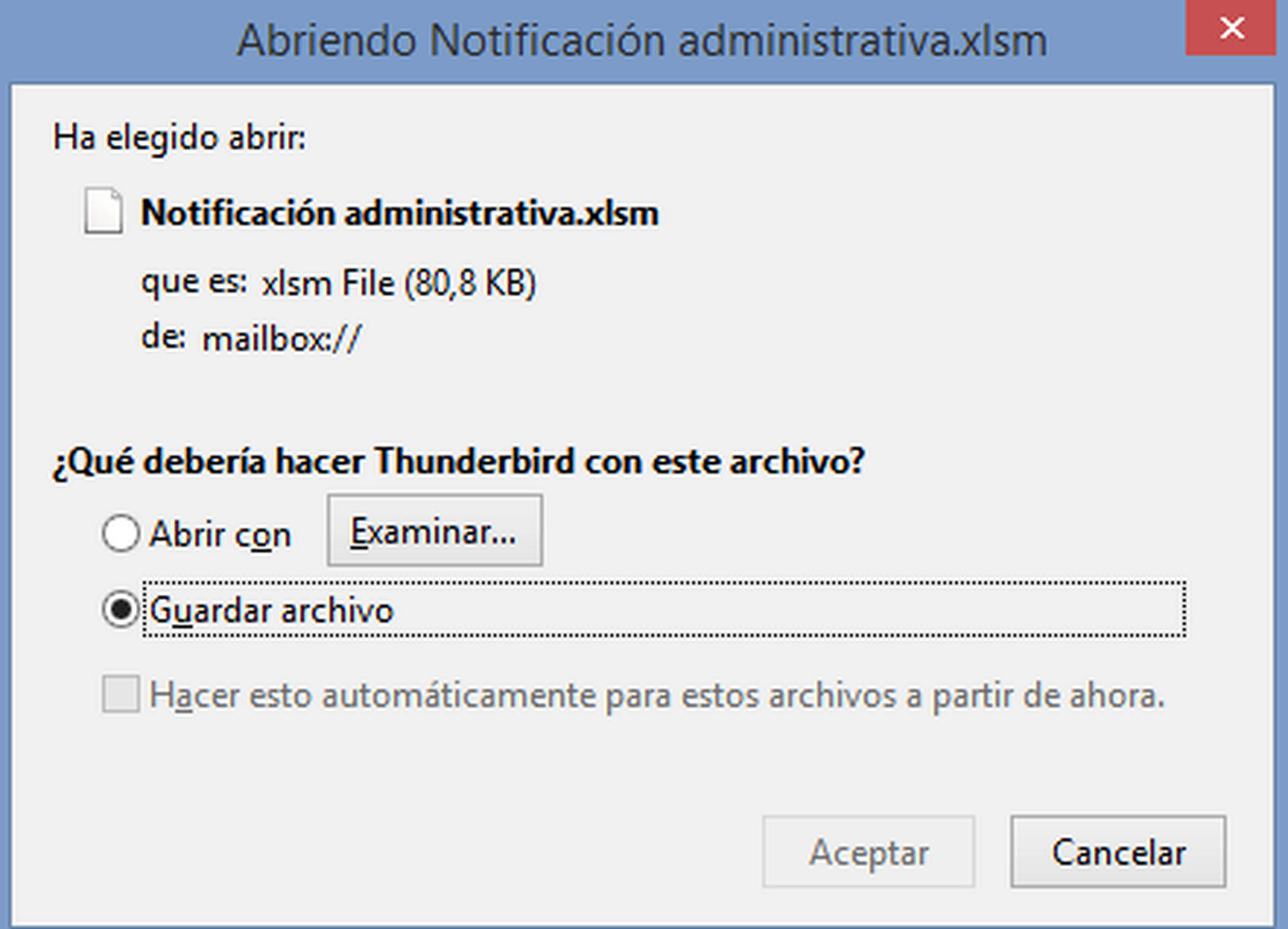 Malware Agencia Tributaria.