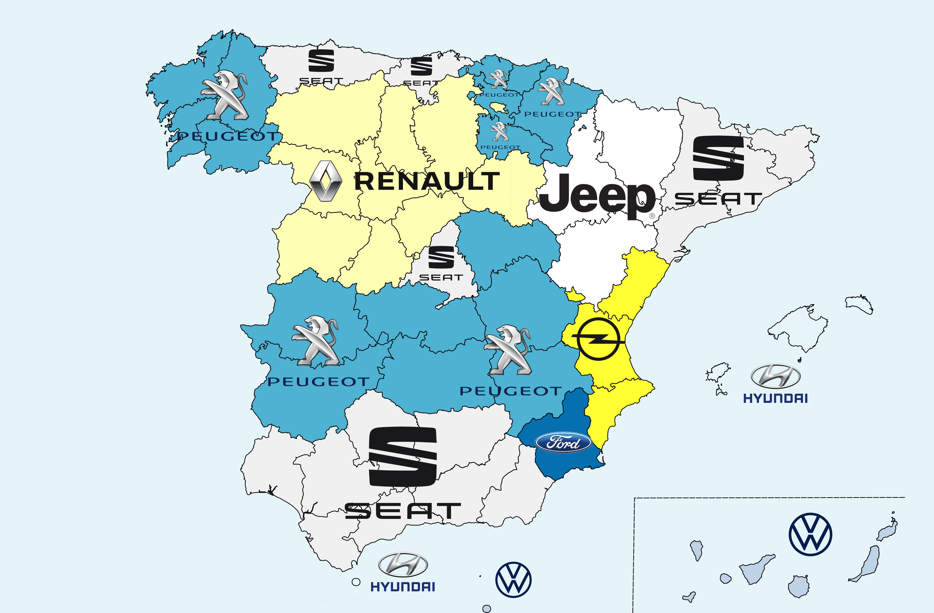 Lima ponerse en cuclillas sello 12 mapas revelan las marcas favoritas de los españoles por comunidades |  Business Insider España