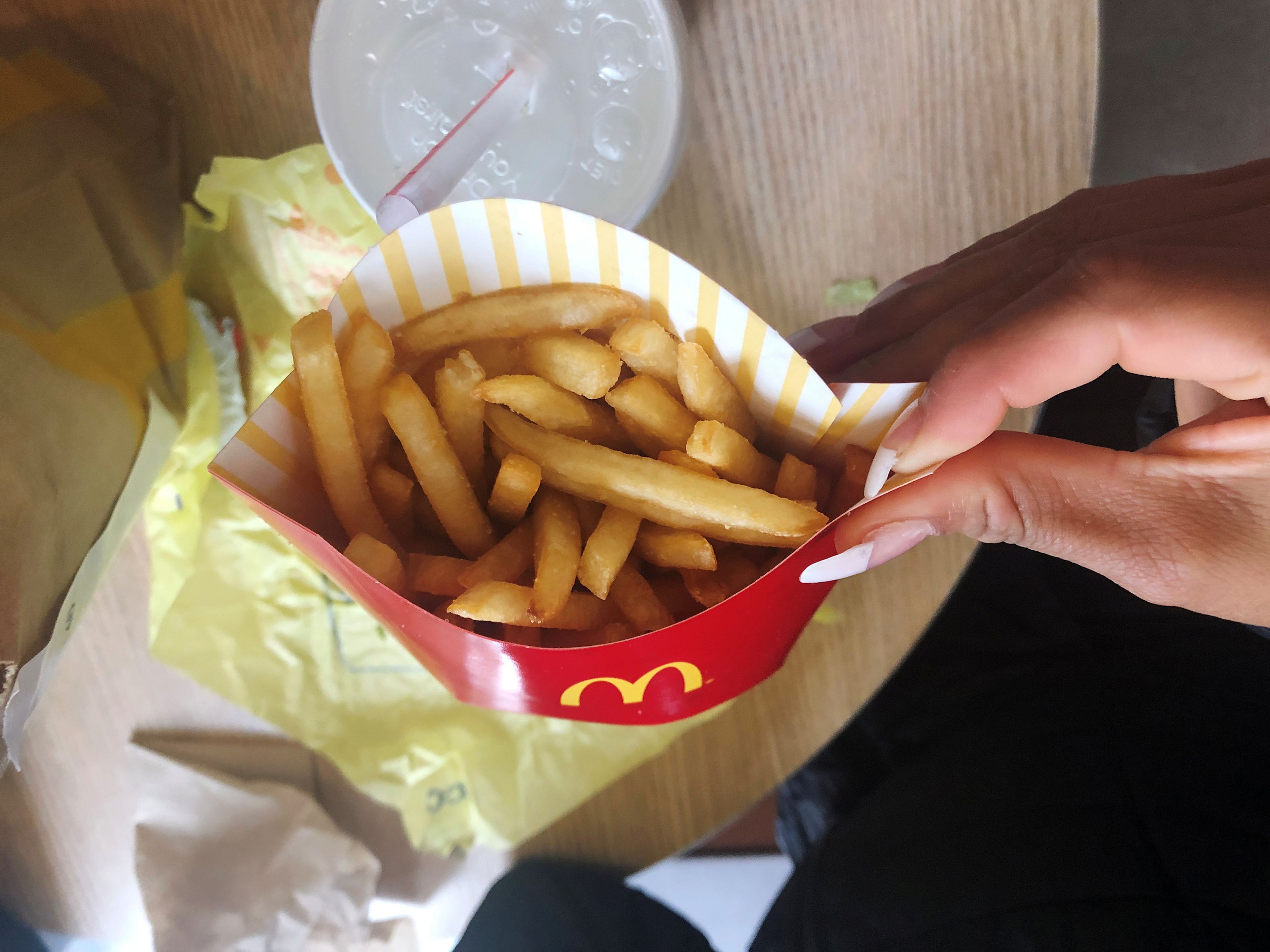 Patatas fritas de McDonalds.