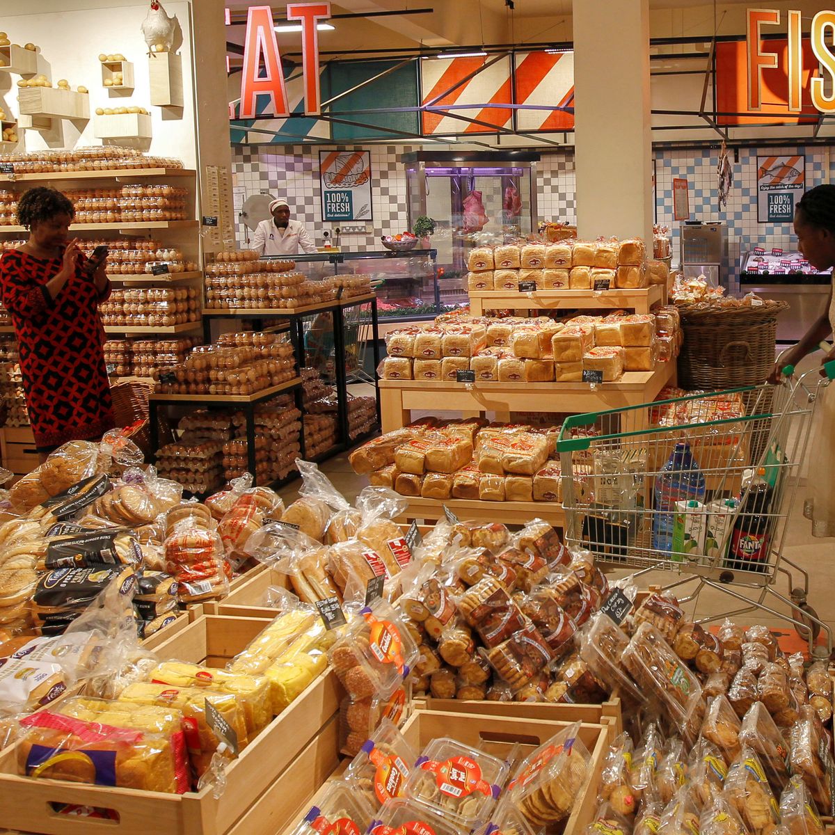 Pan de molde saludable del supermercado