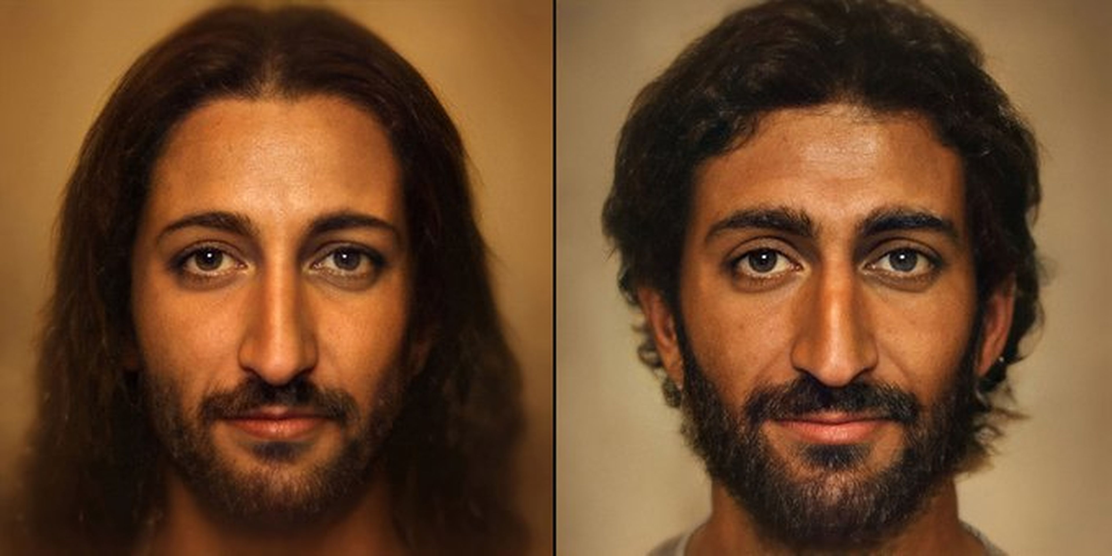 Recreación del rostro de Jesucristo por el fotógrafo Bas Uterwijk.
