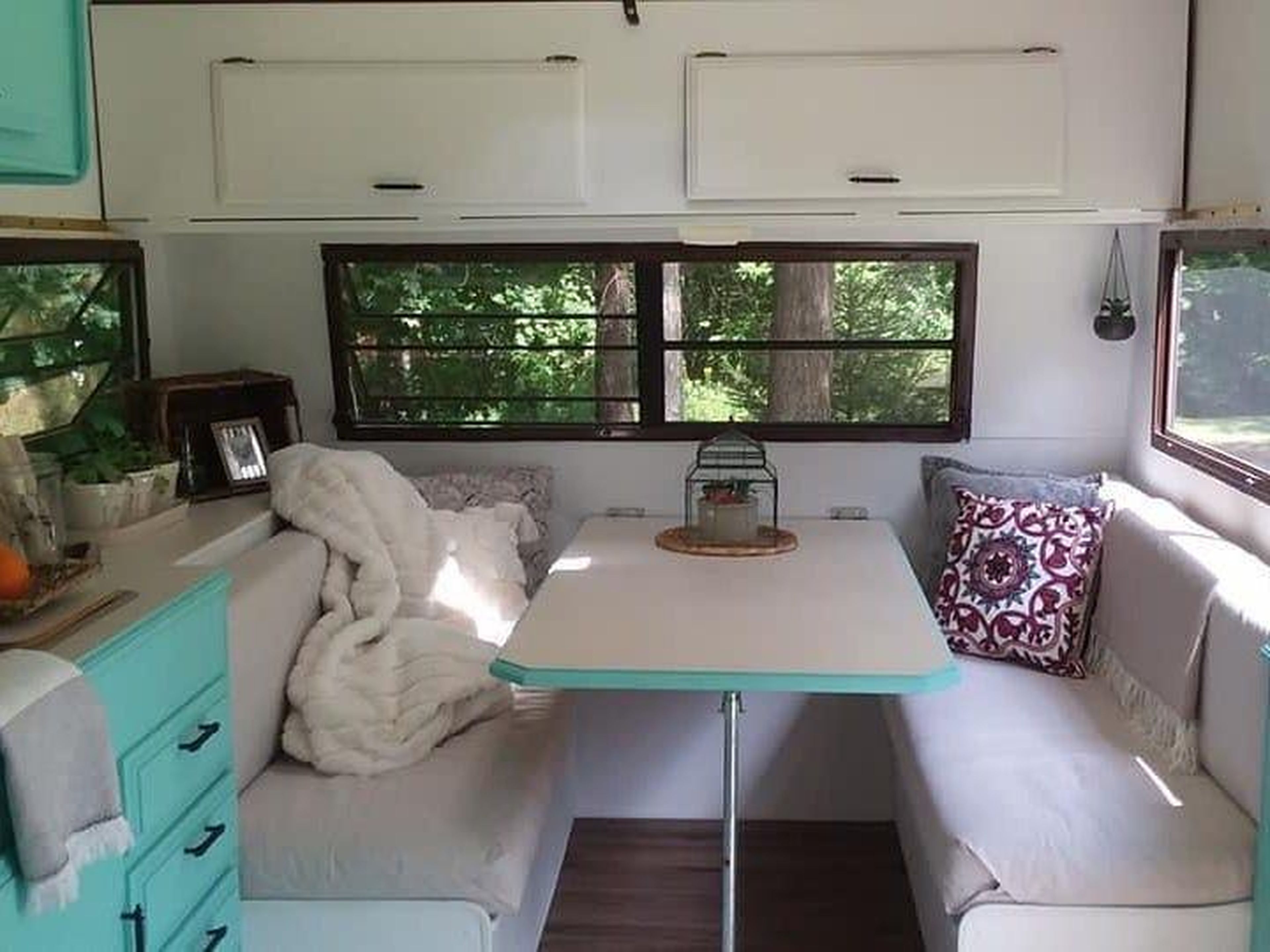 The renovated camper. Courtesy of Aimee Nelson