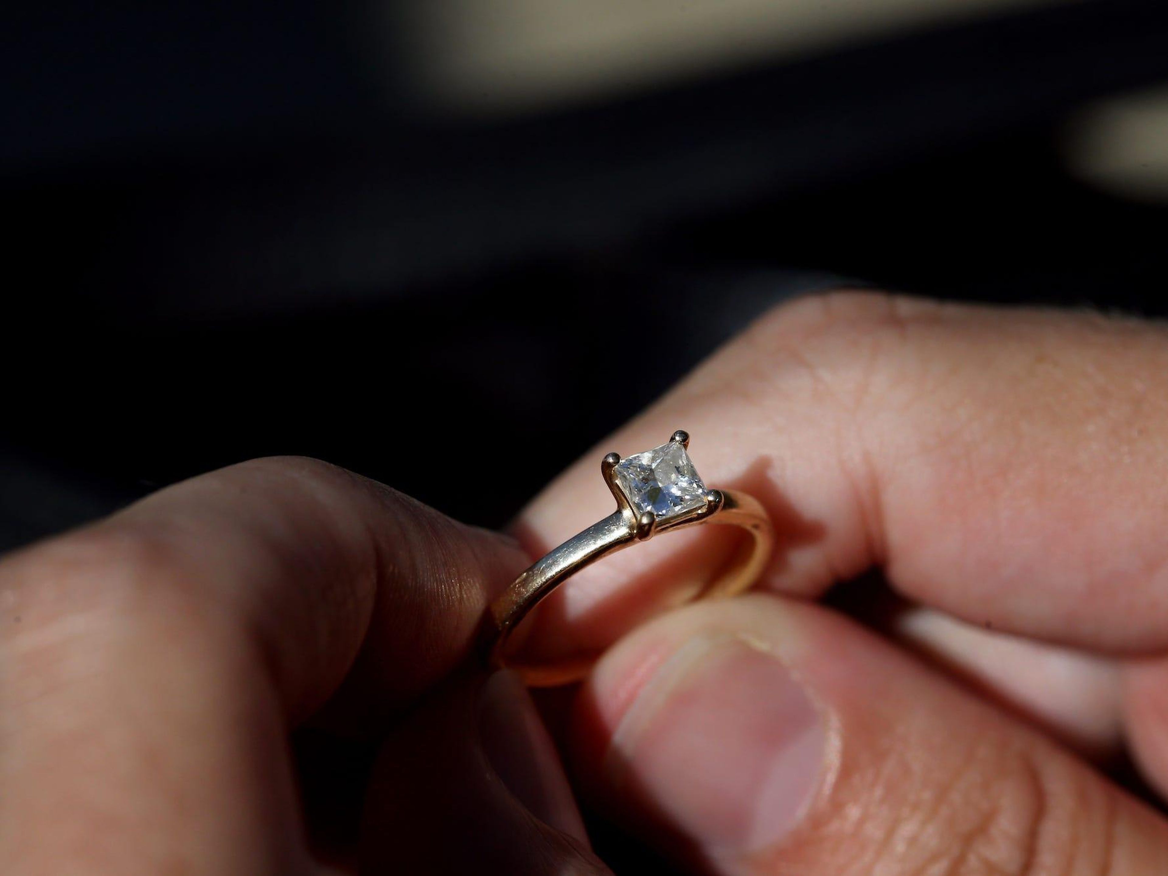 The resale market for diamond engagement rings is booming, as the pandemic causes divorce rates to spike and has become a 'make-or-break' moment for couples