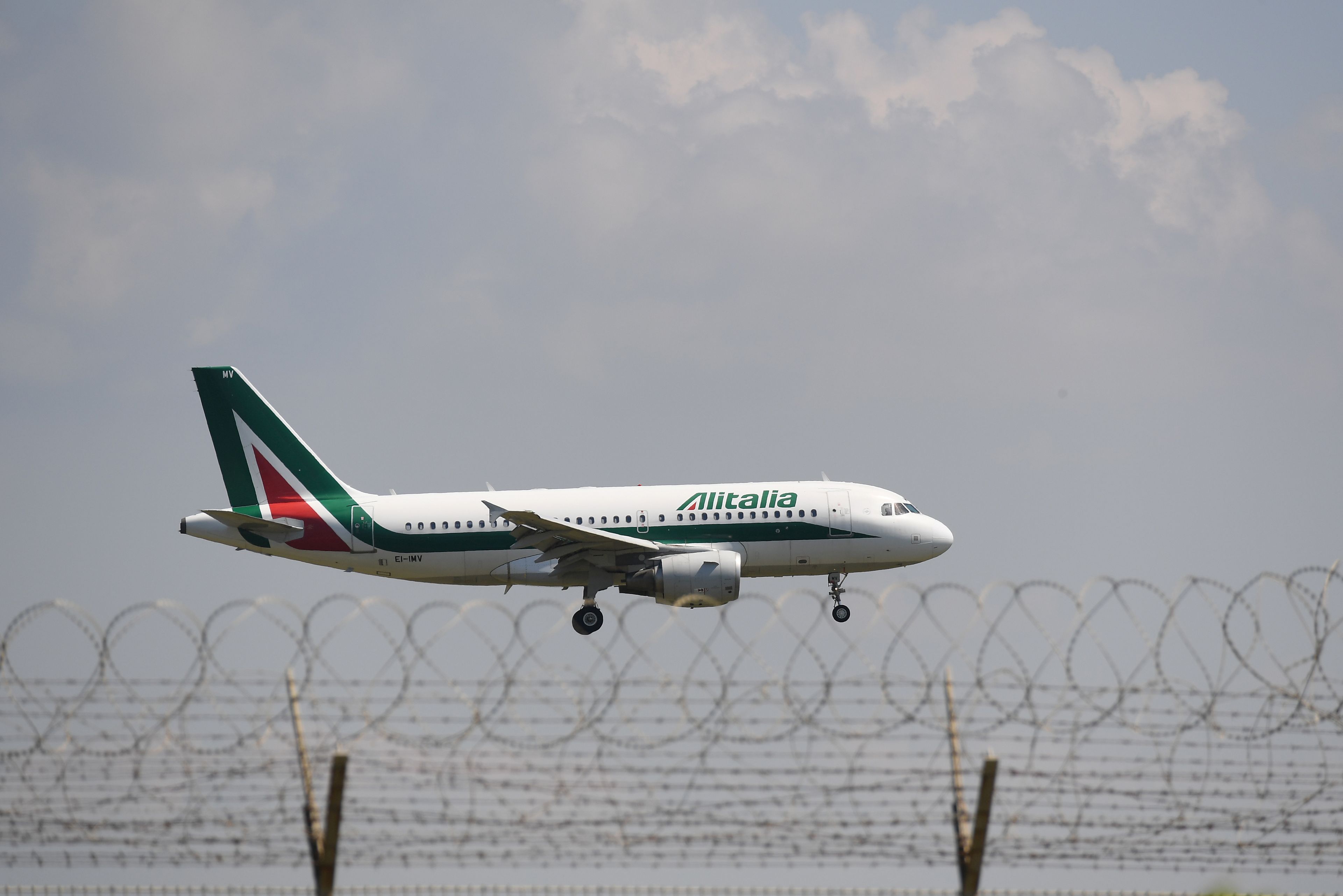 Un vuelo de Alitalia