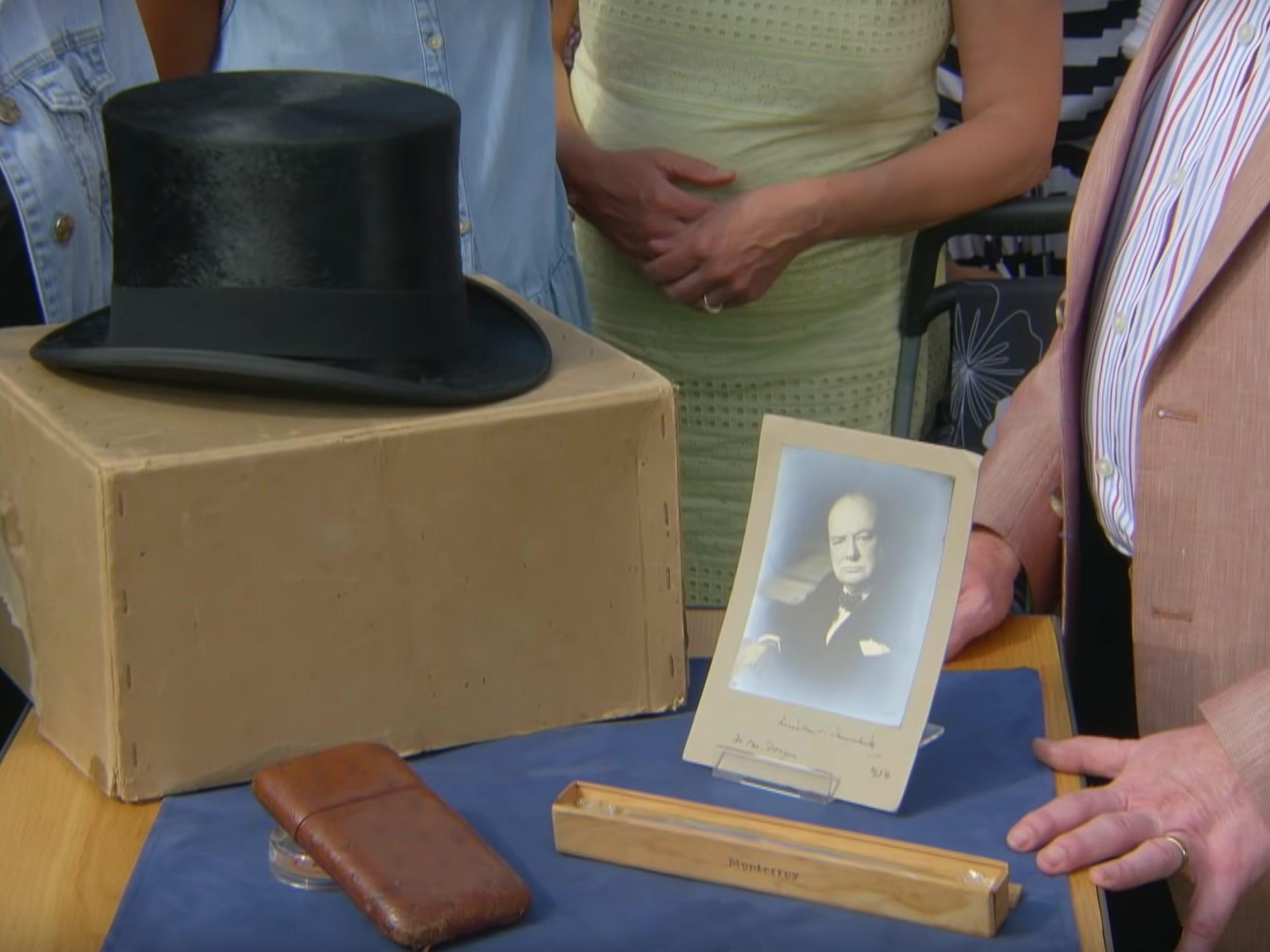 Las pertenencias de Winston Churchill en "Antiques Roadshow".