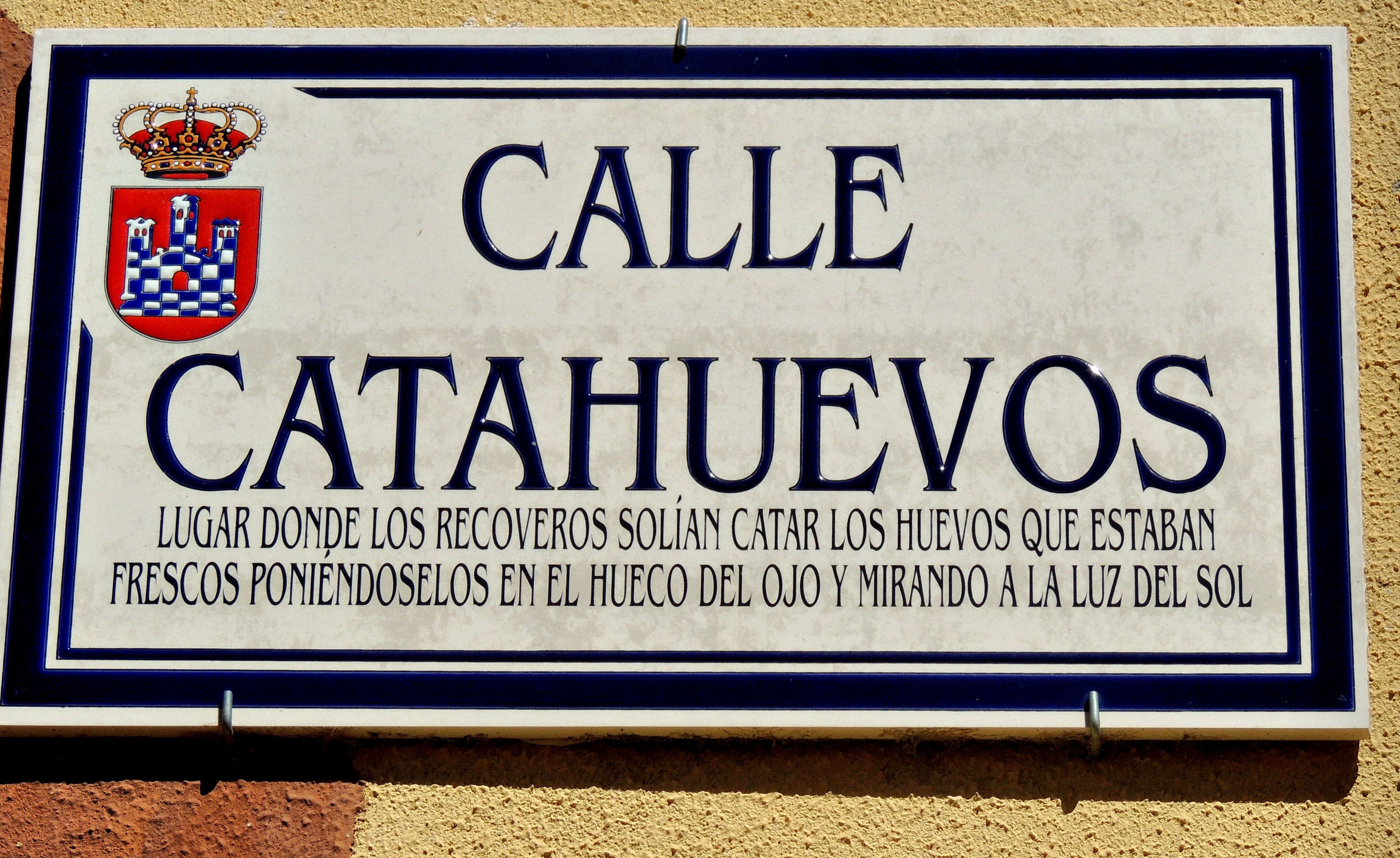 Calle Catahuevos.