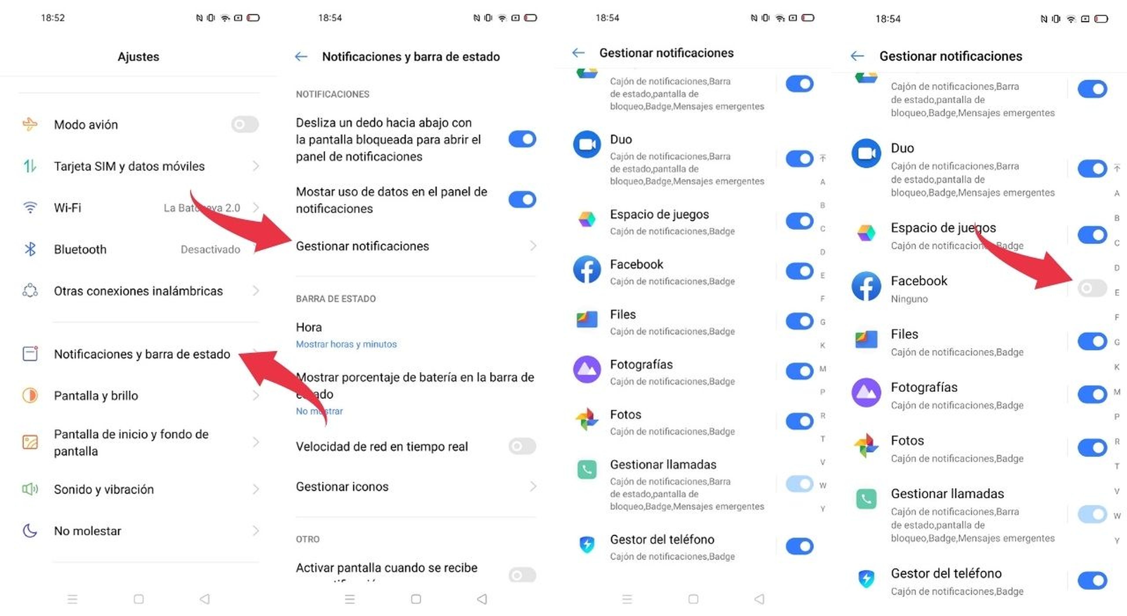 Como desactivar notificaciones en Android