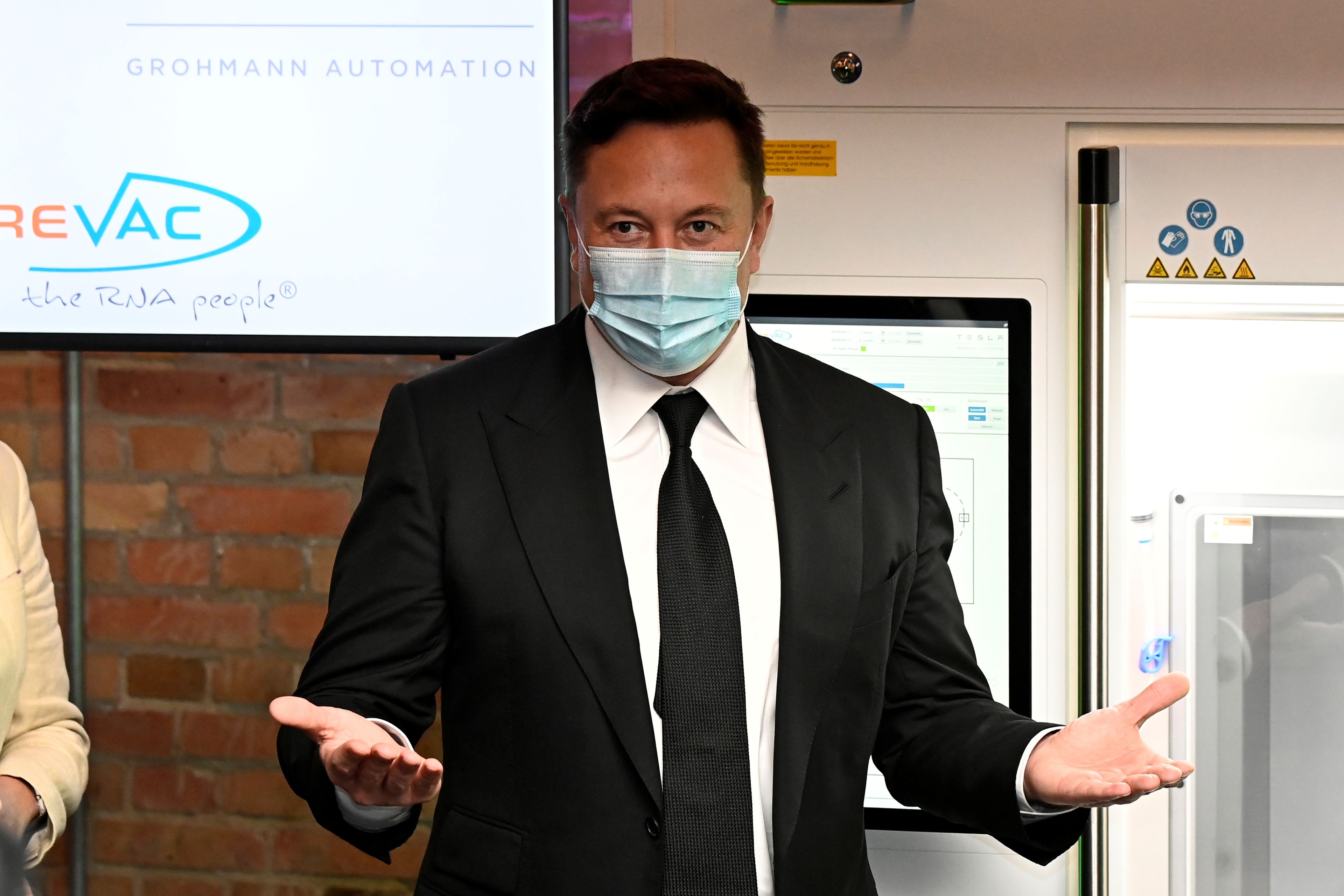 Elon Musk, en una presentación en Berlín (Alemania)