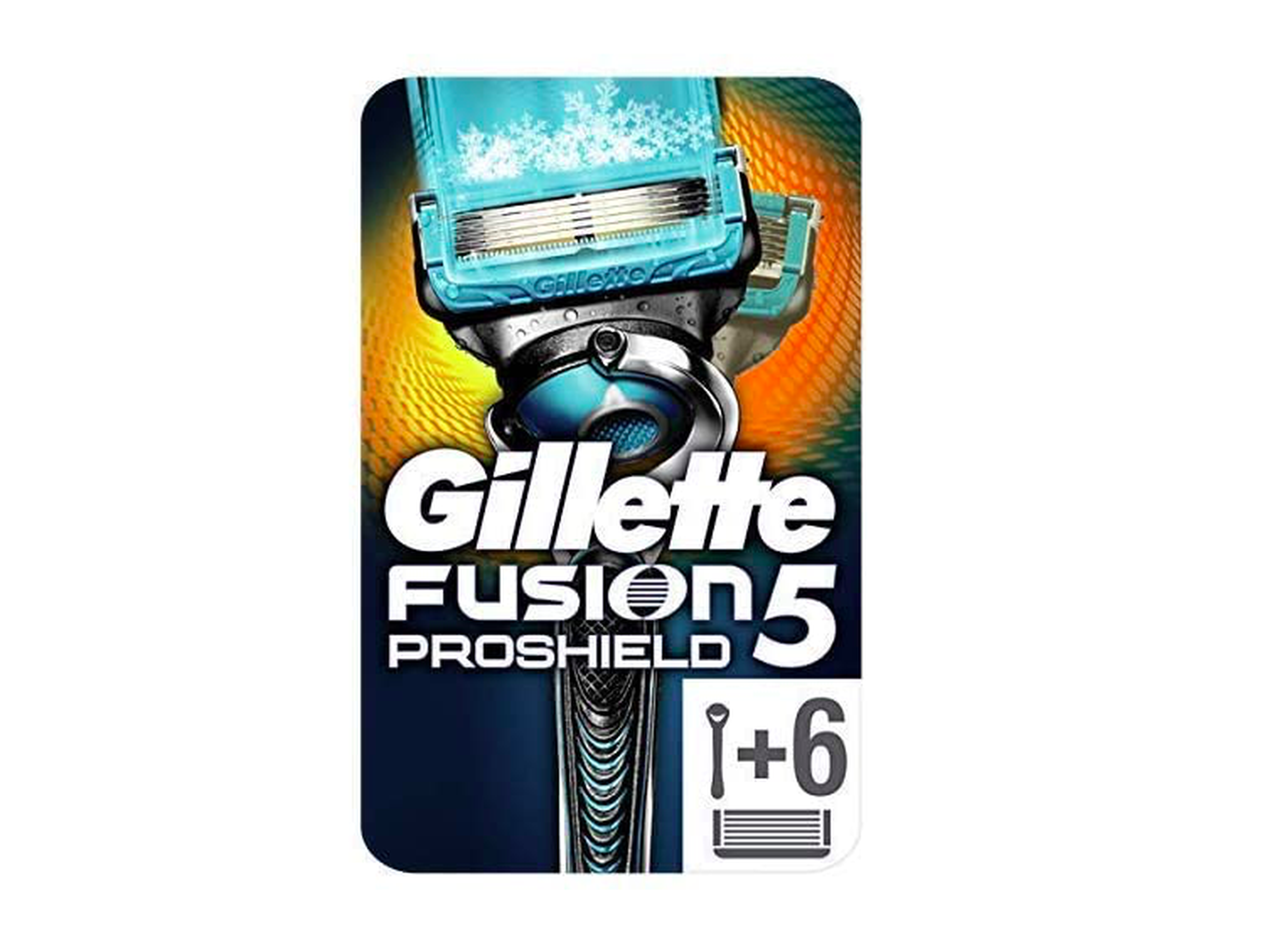 Gillette Fusion5 ProShield Chill maquinilla de afeitar + 6 cuchillas de recambio.