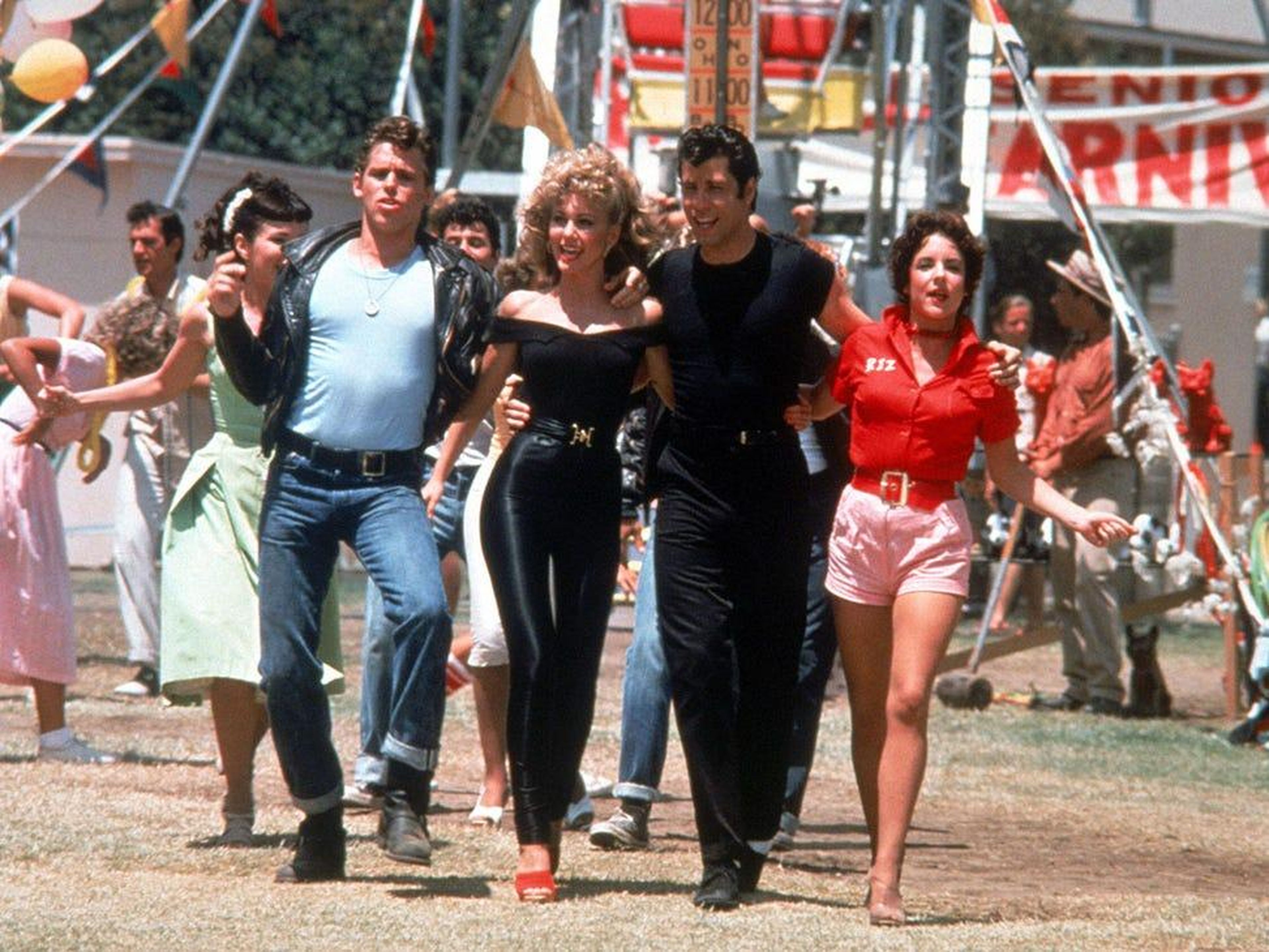 Olivia Newton-John y John Travolta protagonizaron 'Grease'.