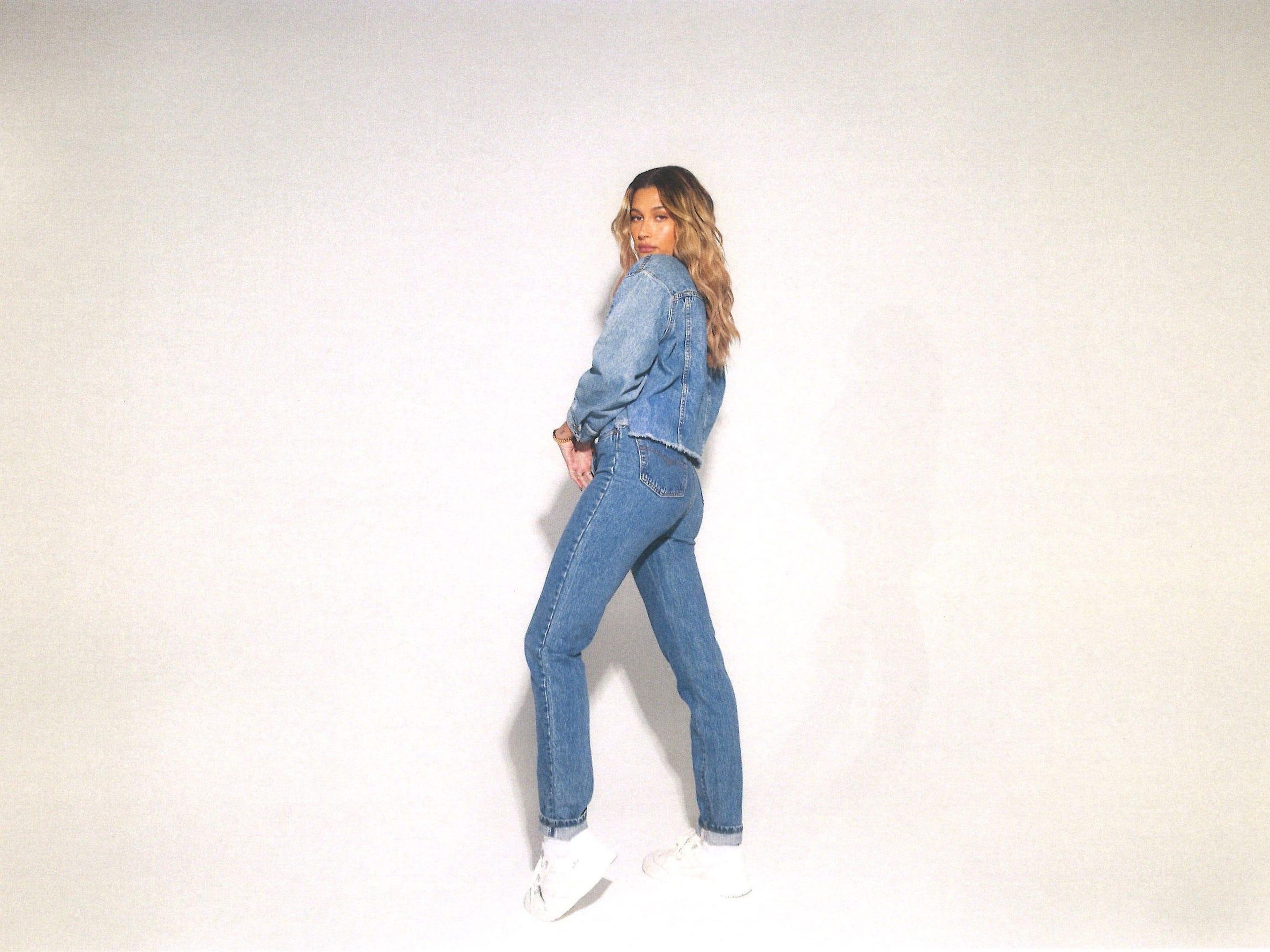 Hailey Bieber is starring in a campaign for Levi's new resale program. Levi's