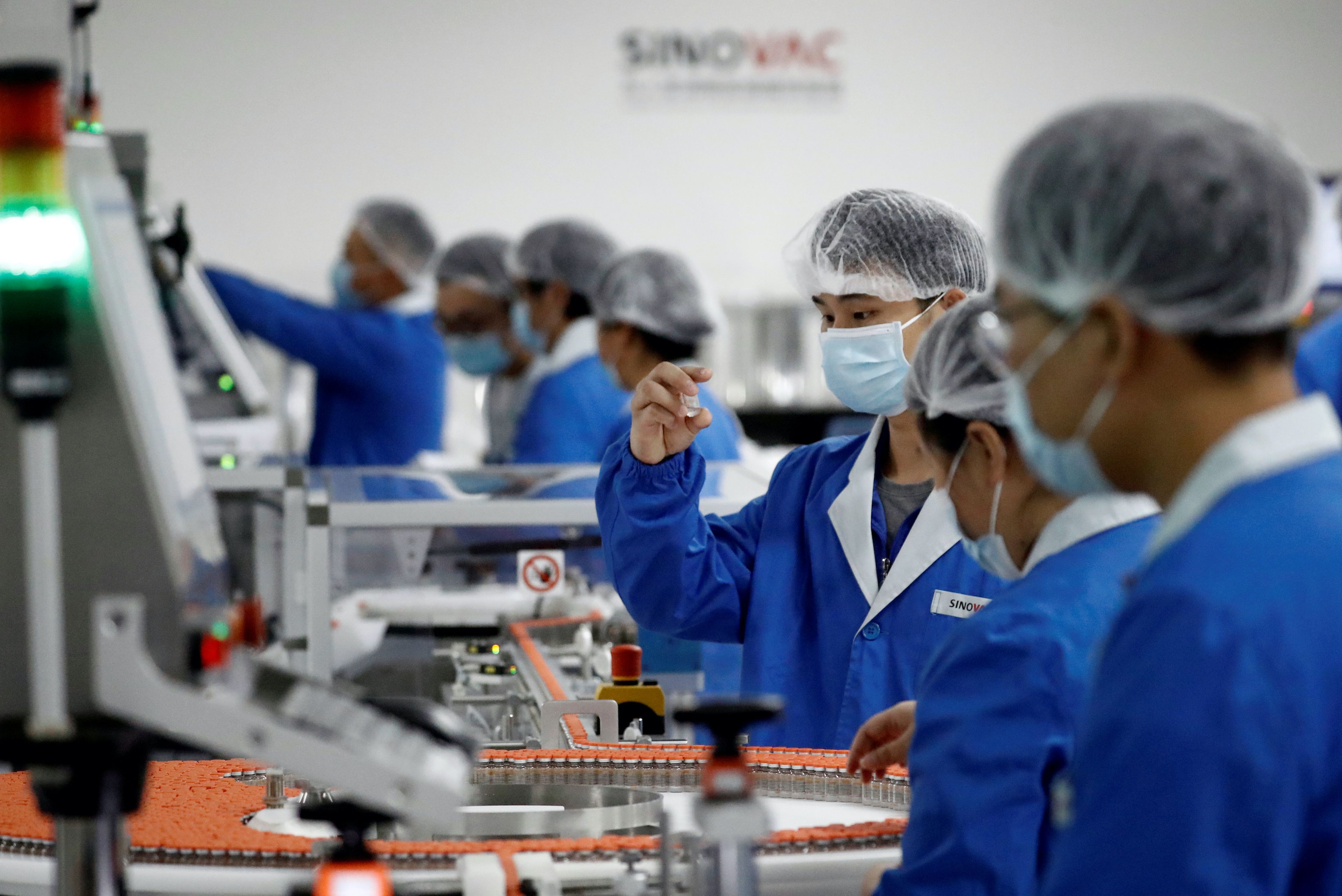 Instalaciones del fabricante de vacunas chino Sinovac