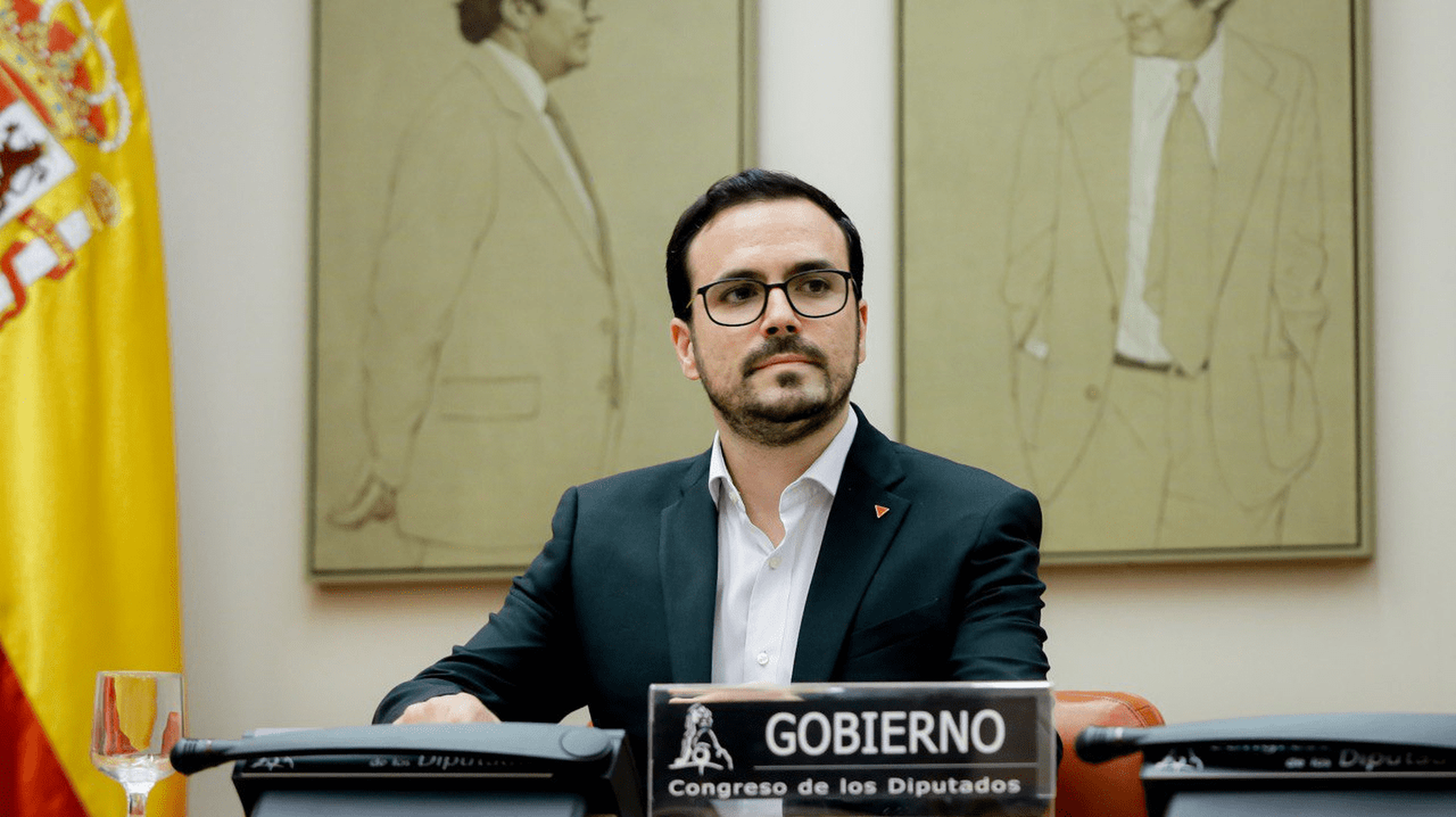 El ministro de Consumo y coordinador federal de Izquierda Unida, Alberto Garzón.
