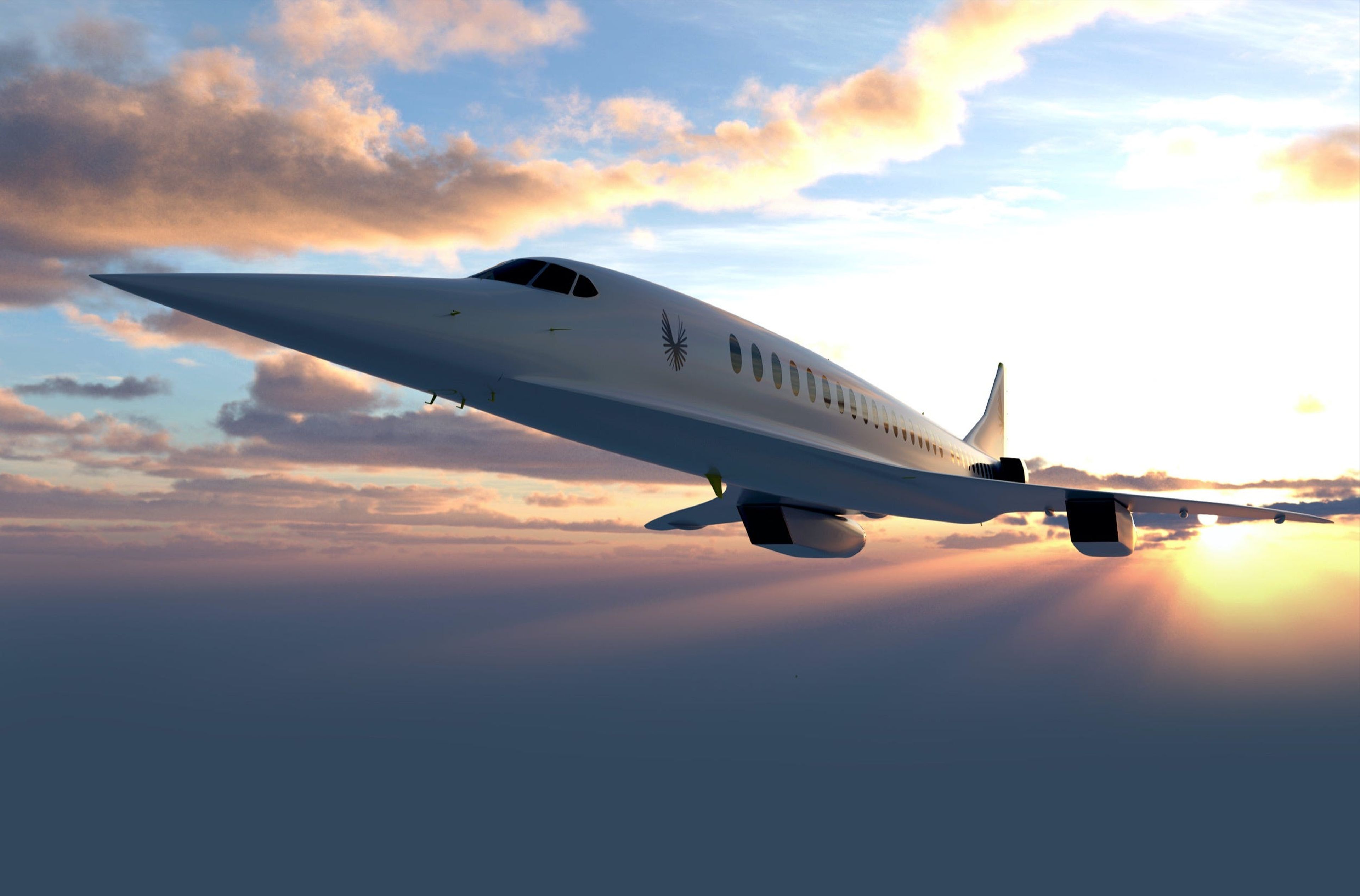 Boomb Supersonic quiere tener su primer avión comercial de pasajeros —el Overture— completamente homologado para volar en 2029.