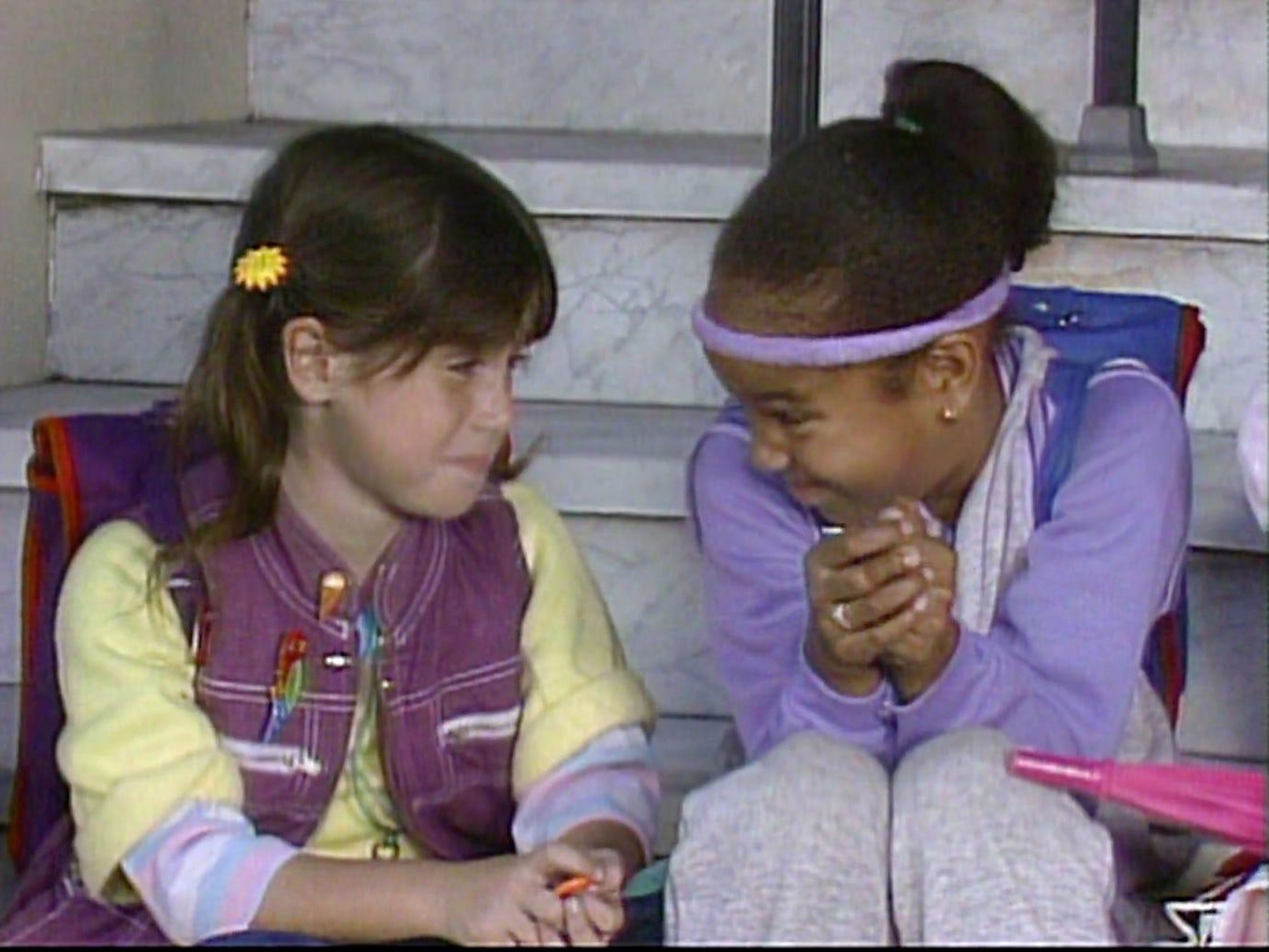 Soleil Moon Frye (izquierda) interpretó a Punky Brewster en la serie de televisión homónima.