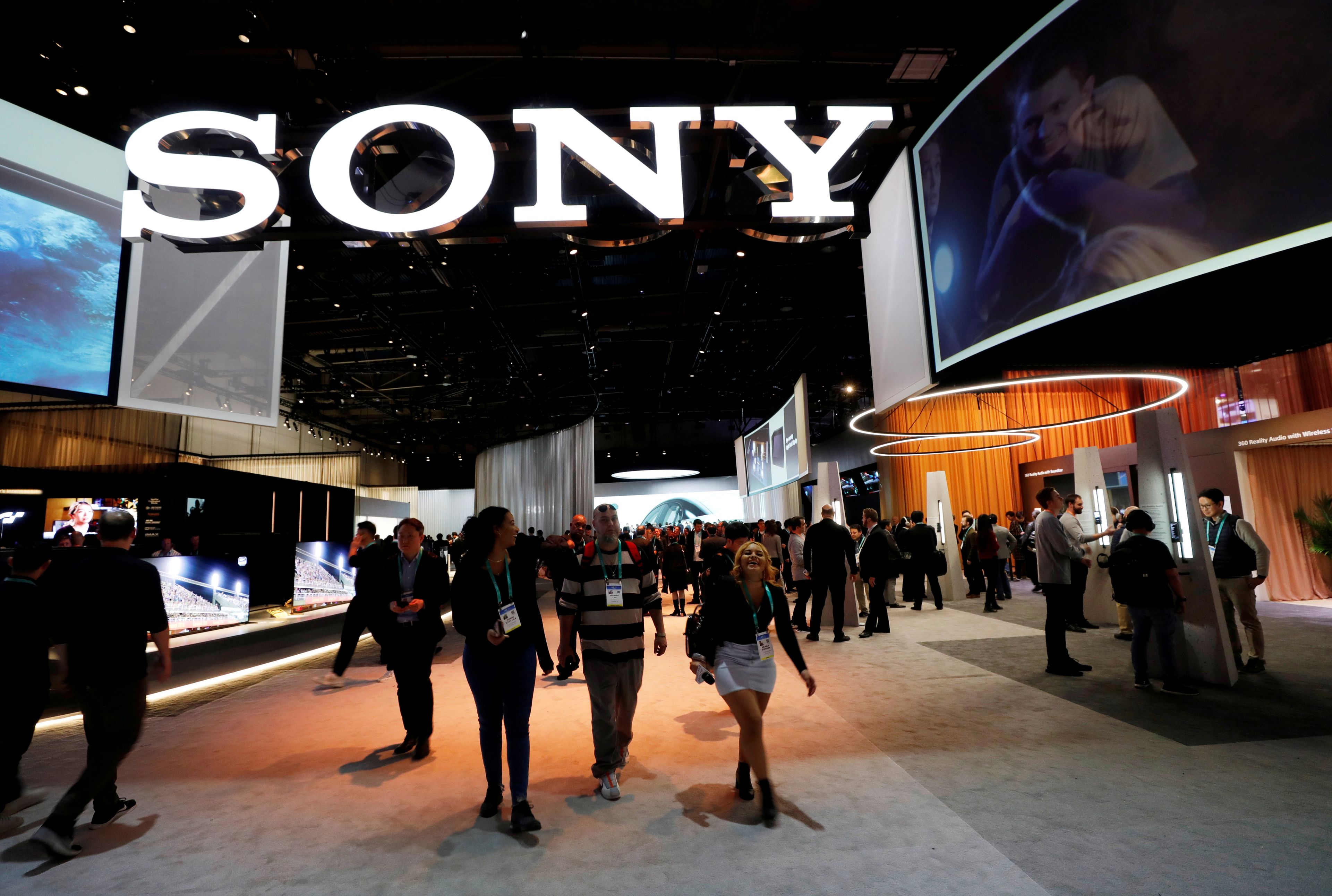 Stand de Sony en el CES de Las Vegas de 2020.