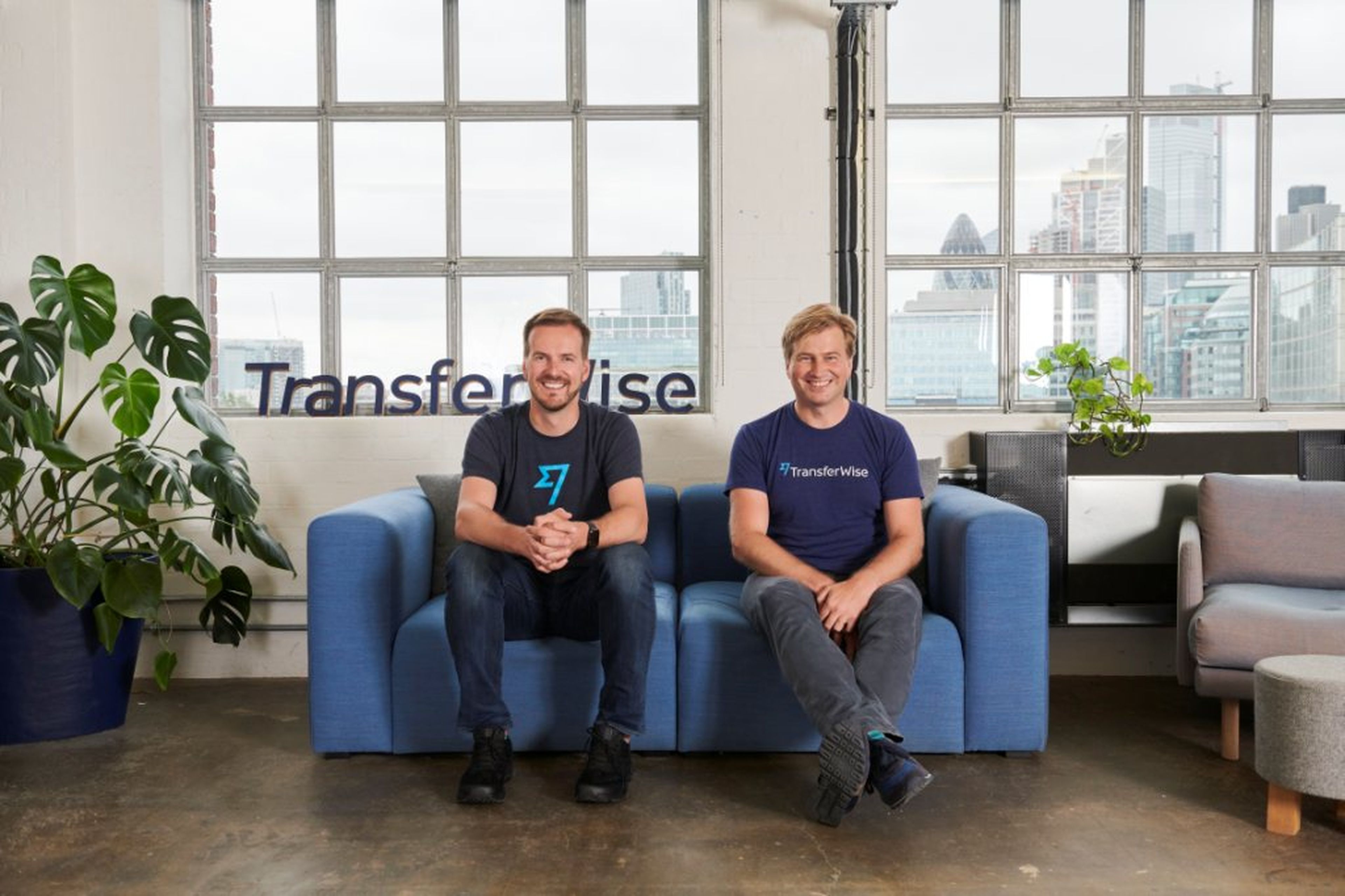 Taavet Hinrikus y Kristo Käärmann, cofundadores de TransferWise.