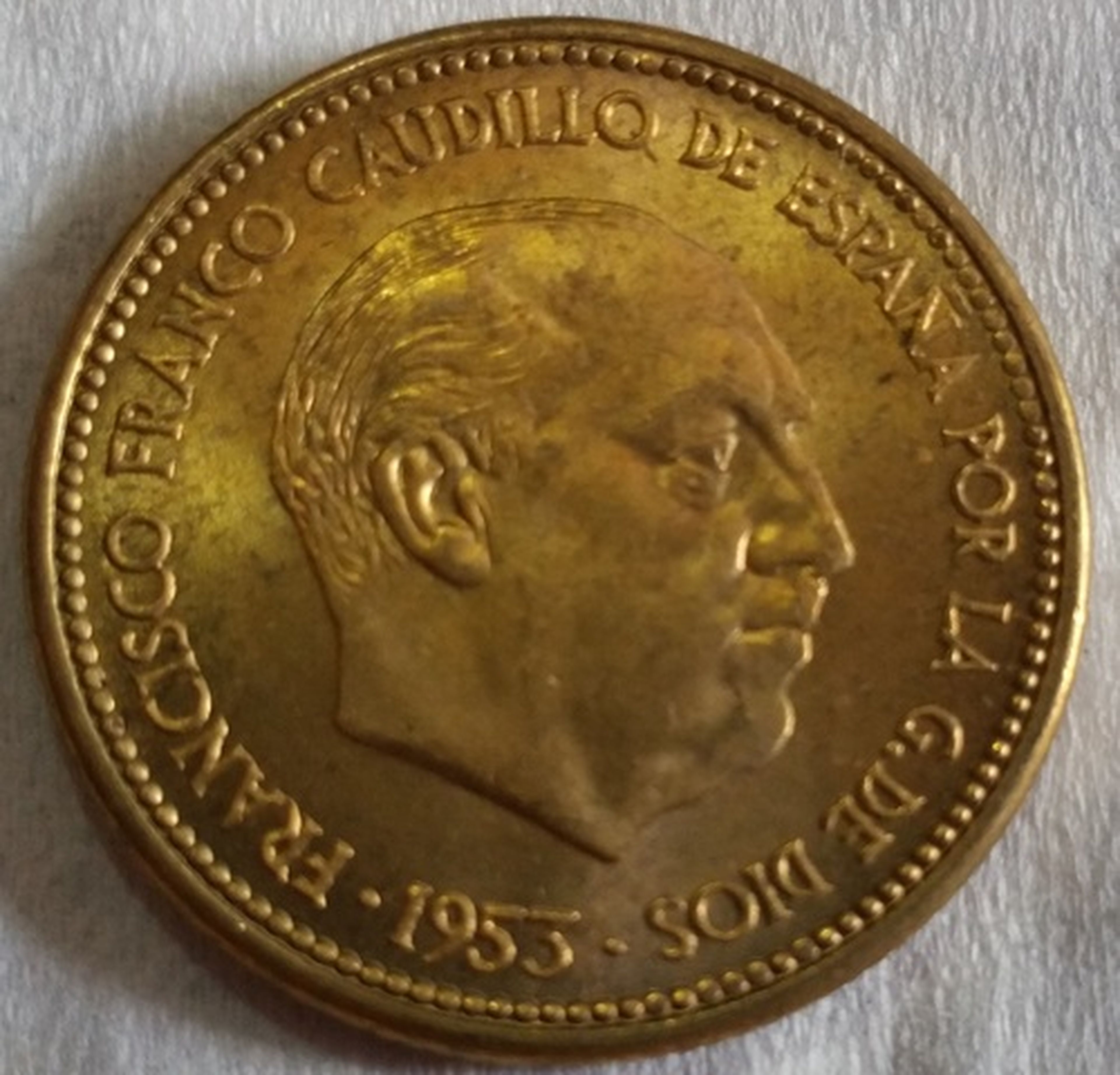 25 pesetas de 1953