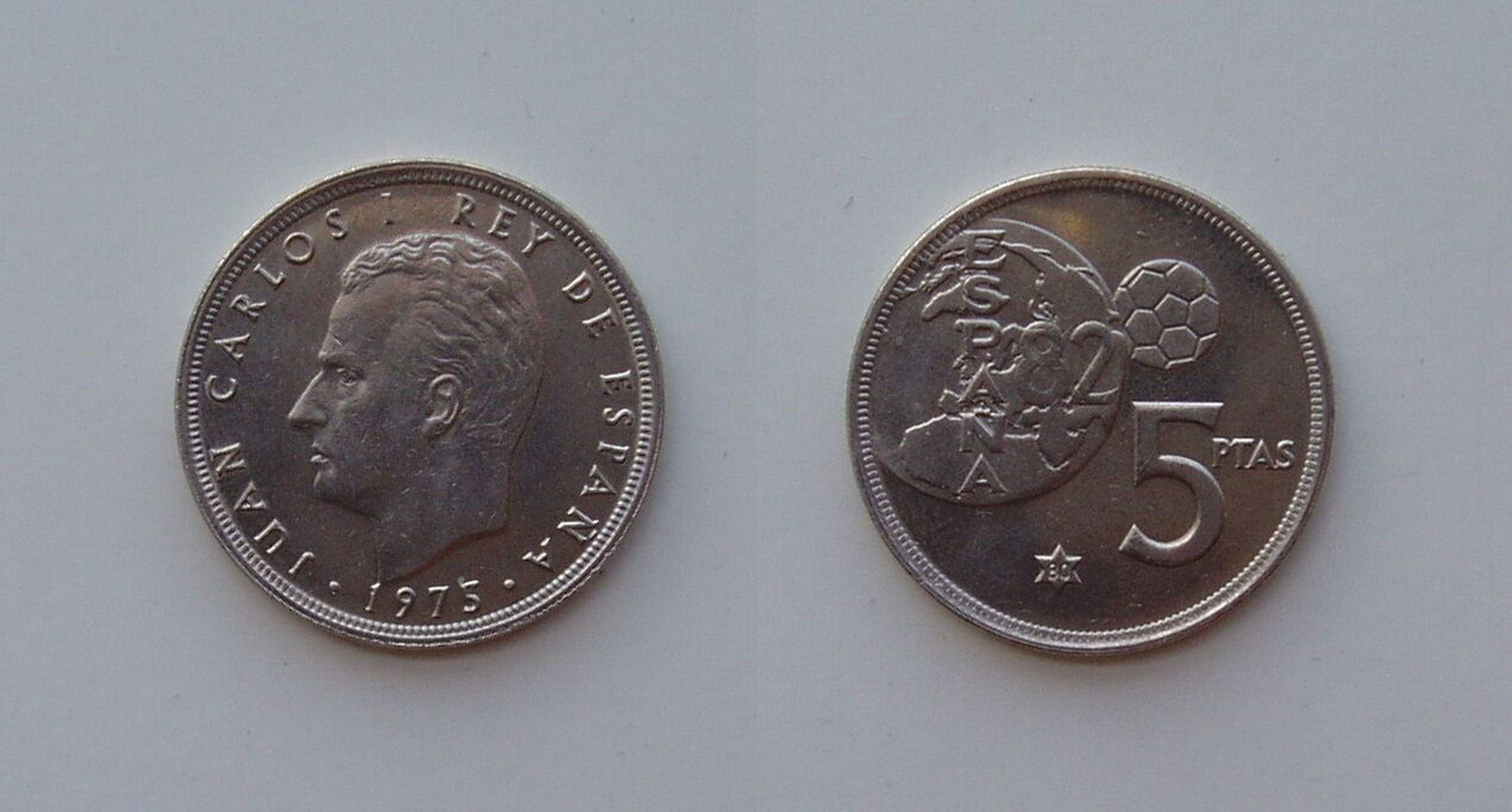 5 pesetas de 1975