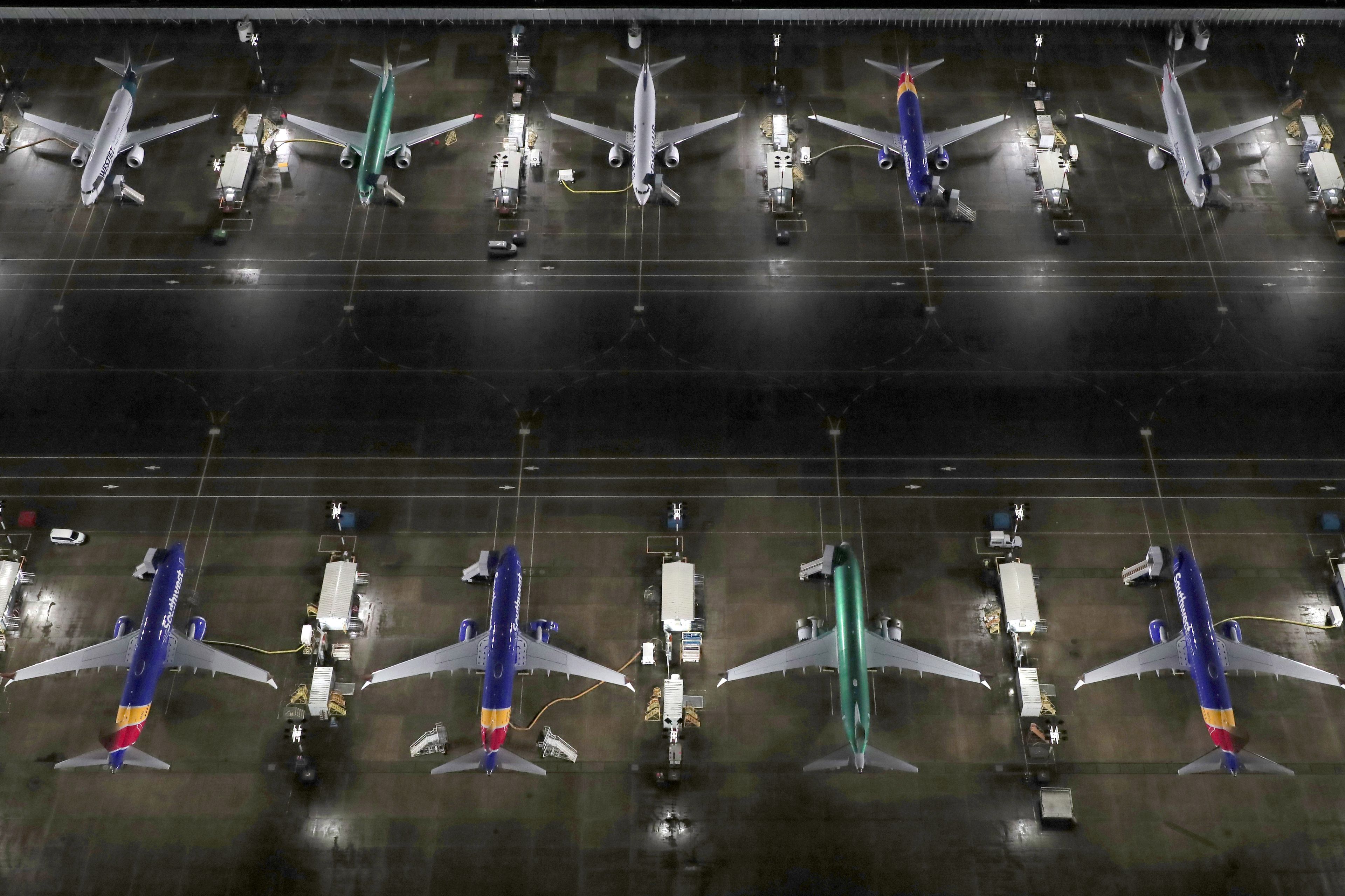 Aviones aparcados