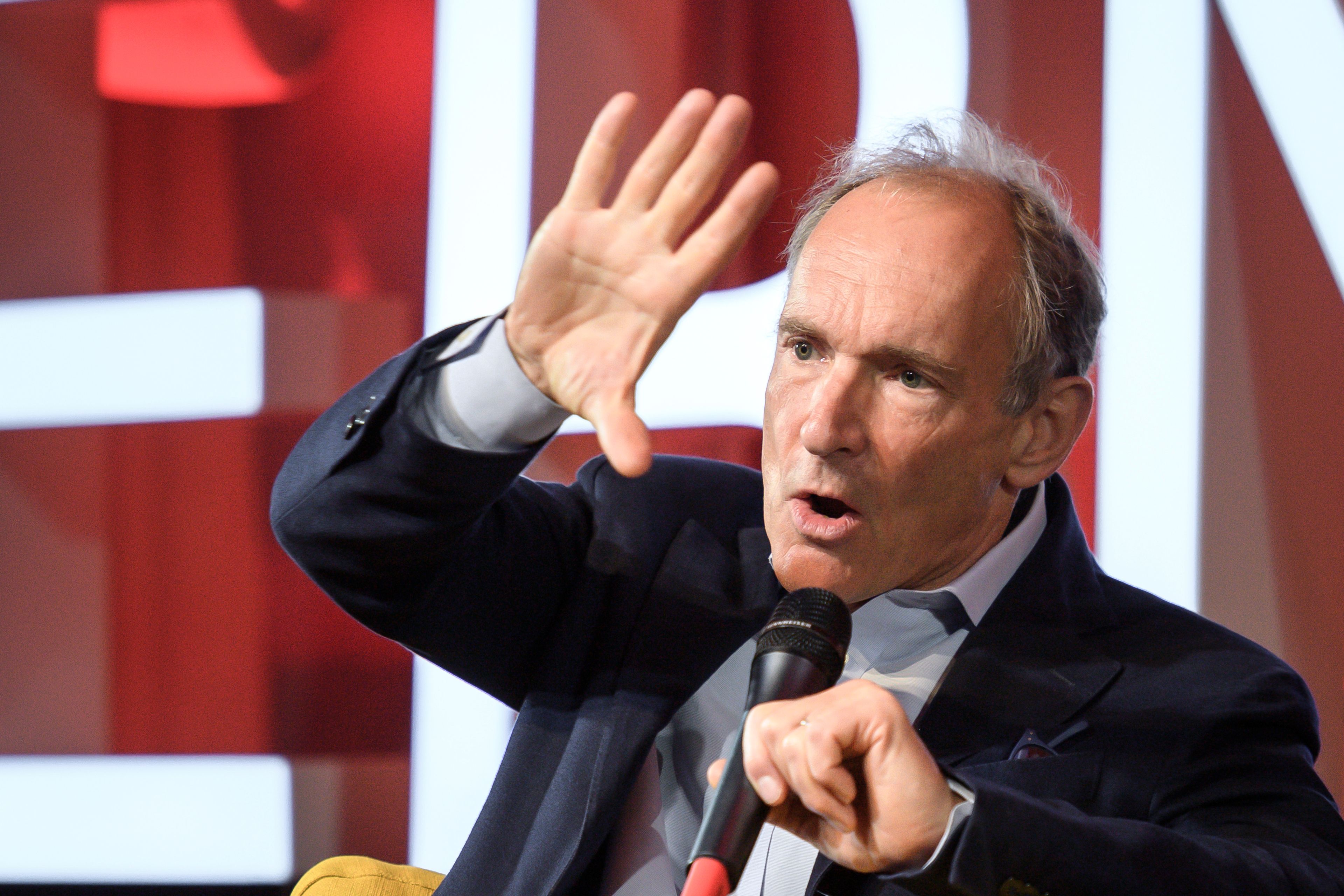 El creador de la World Wide Web, Tim Berners-Lee, en un evento en Suiza