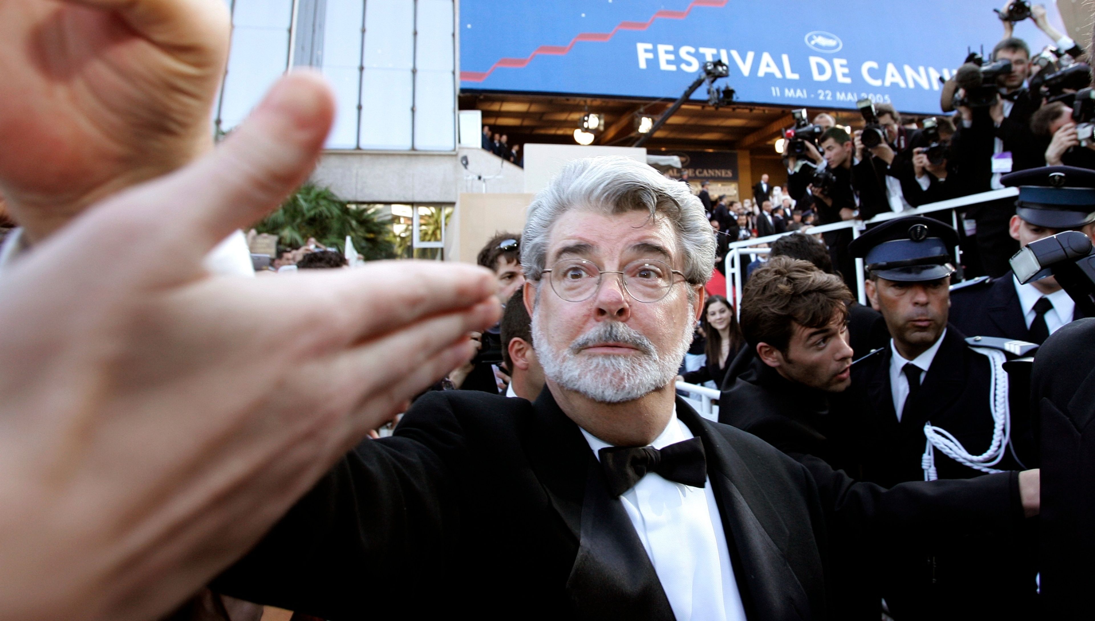 El director y productor de cine George Lucas