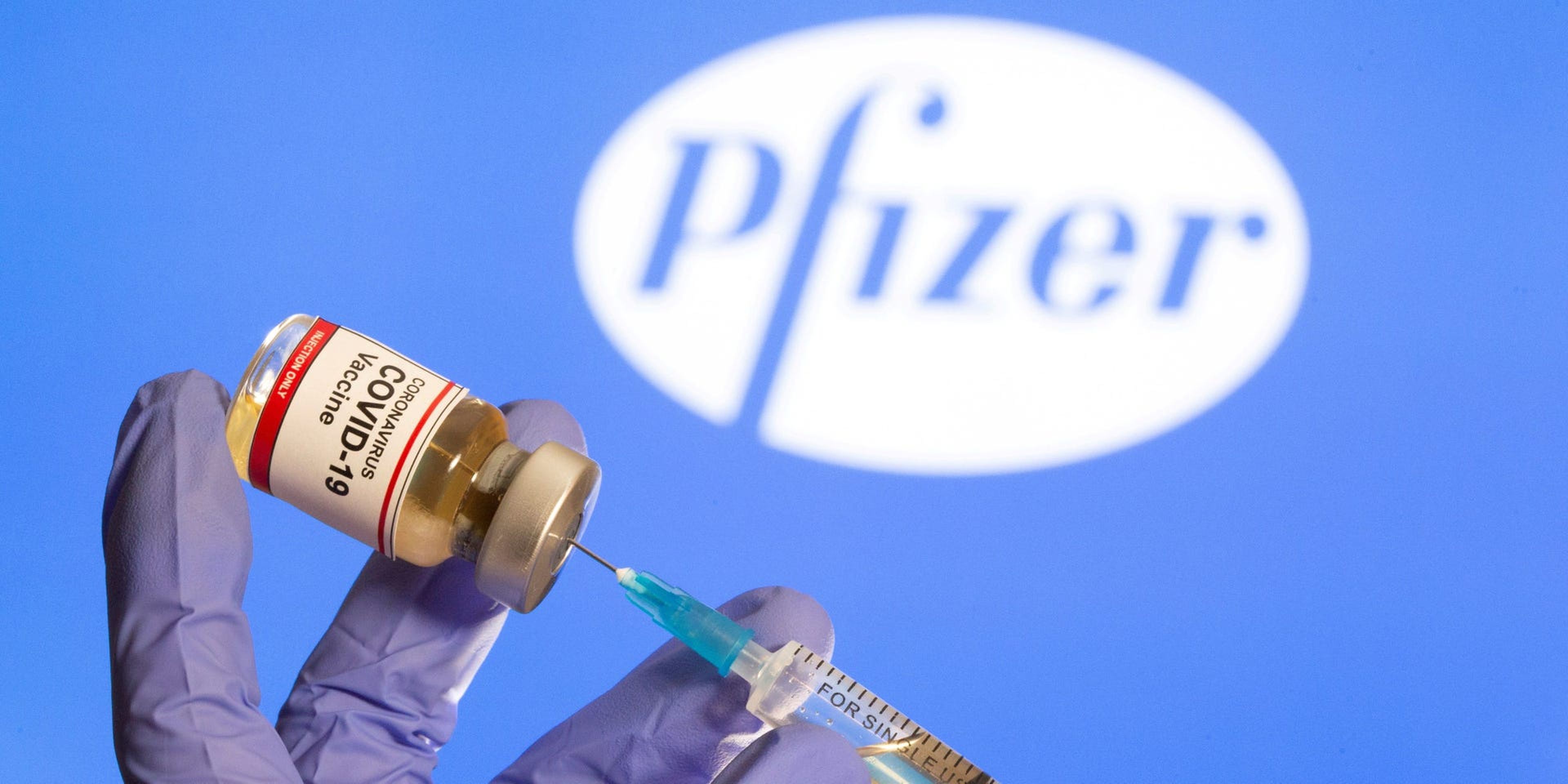 Ilustración de la vacuna de Pfizer