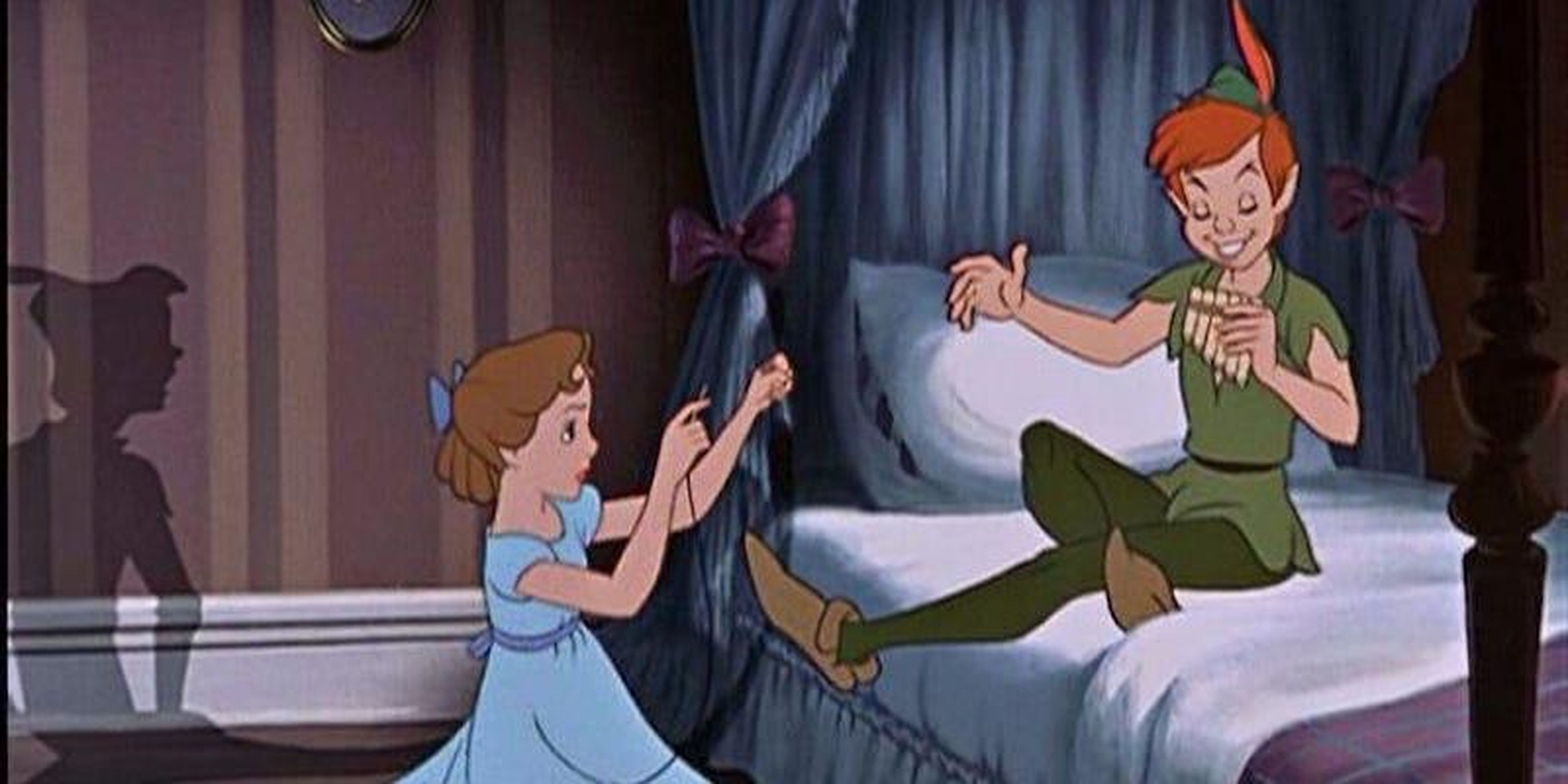 Peter Pan y Wendy en 'Peter Pan'.