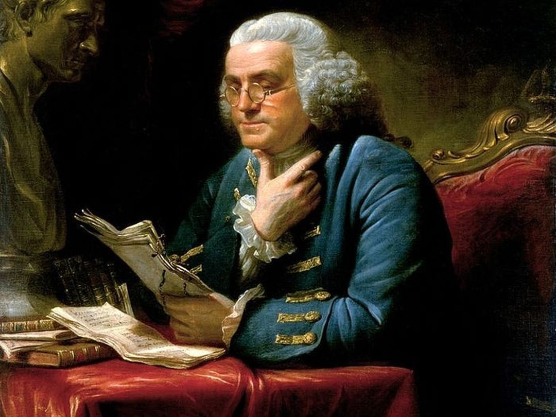 El político y científico estadounidense Benjamin Franklin