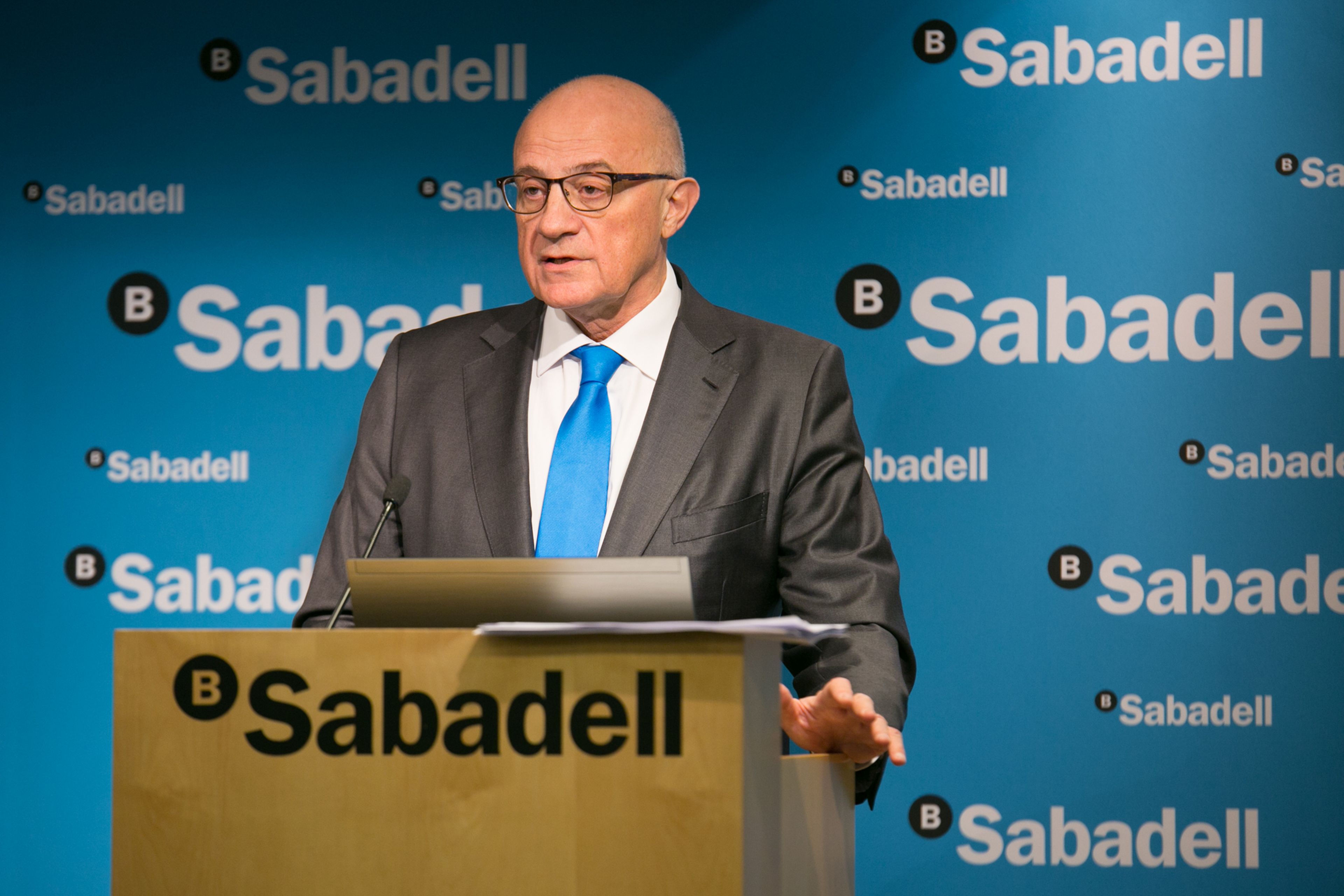 El presidente del Banc Sabadell, Josep Oliu