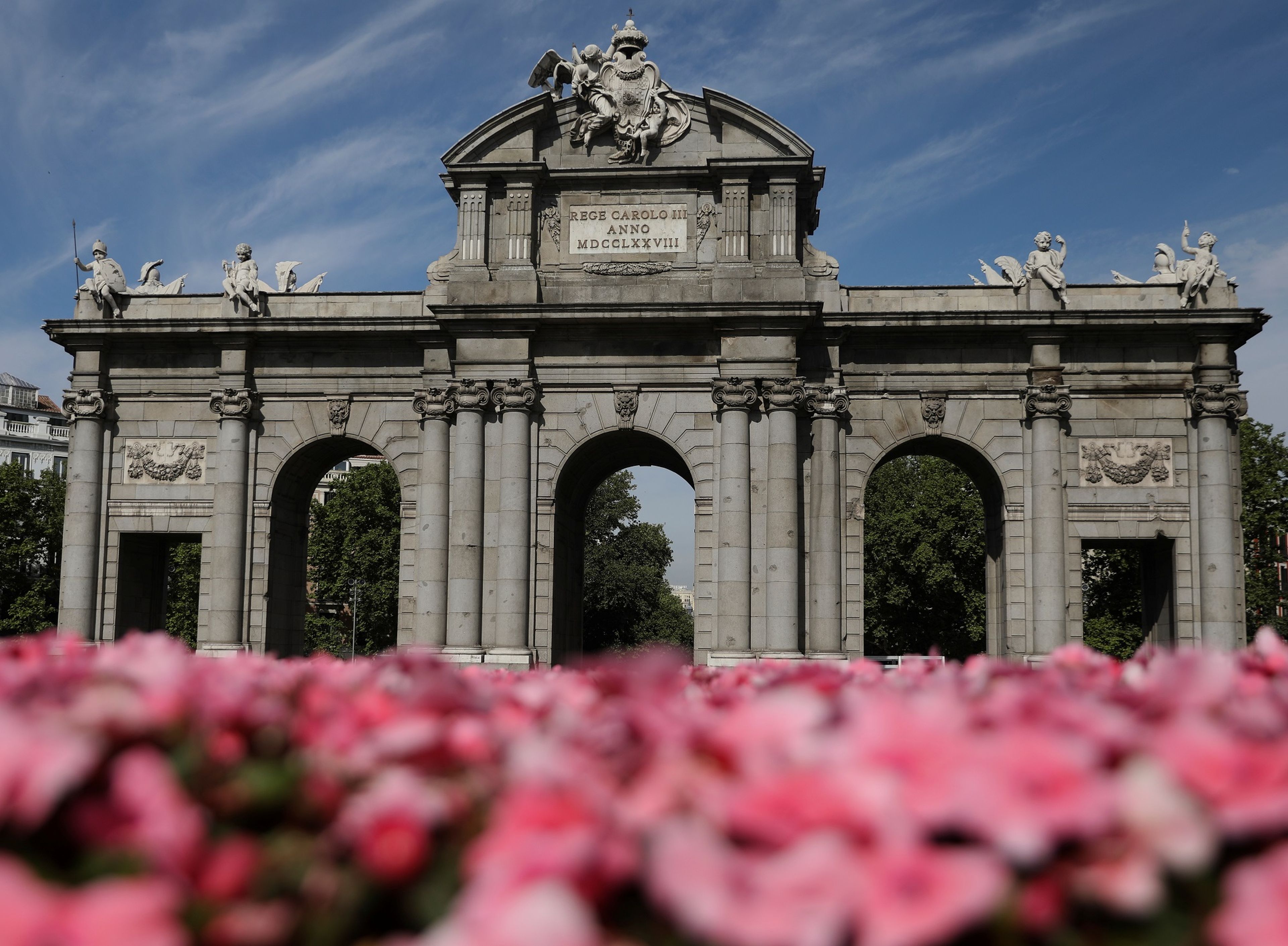La Puerta de Alcalá, en Madrid.