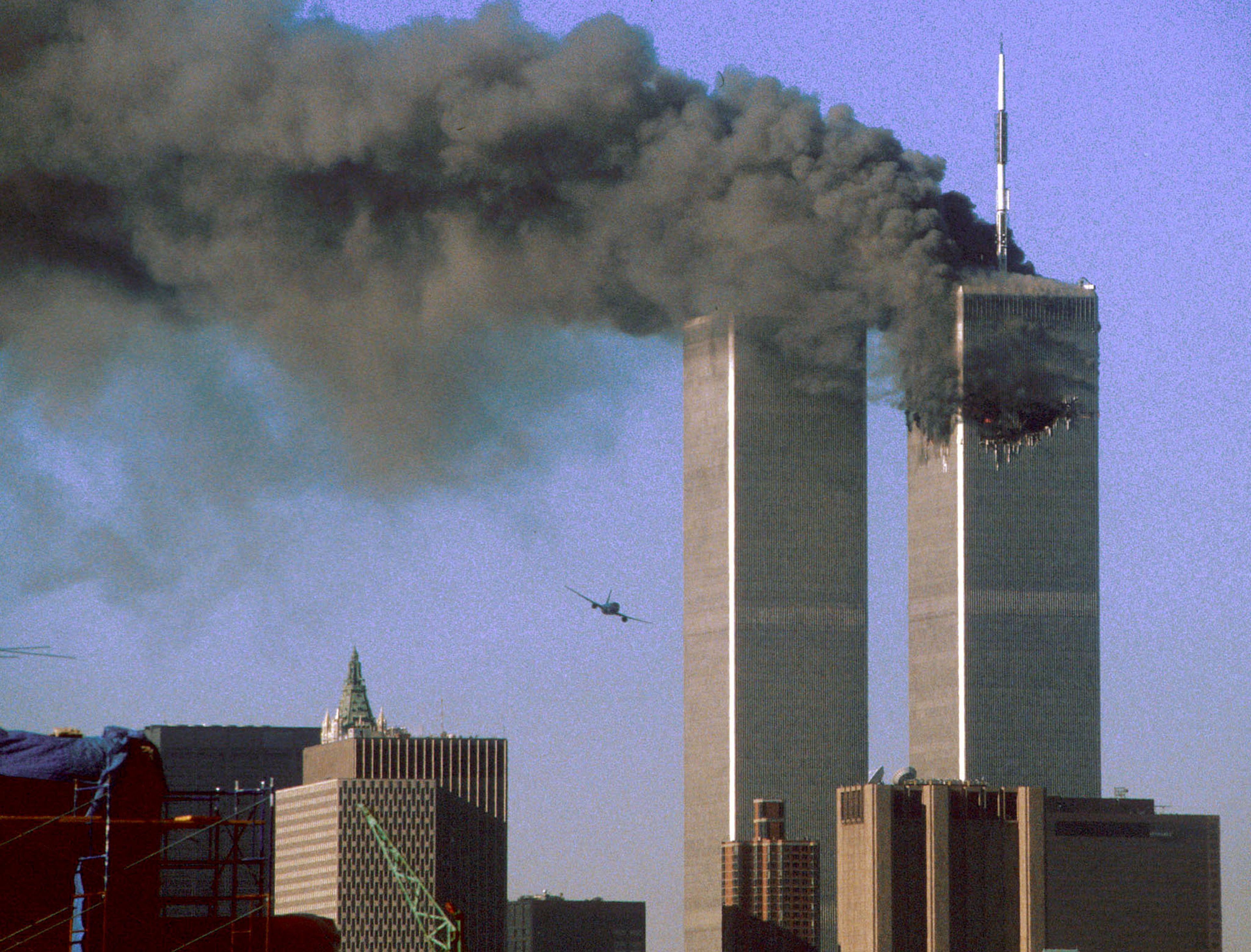 Atentado a las Torres Gemelas, Nueva York, 11 de septiembre de 2001.