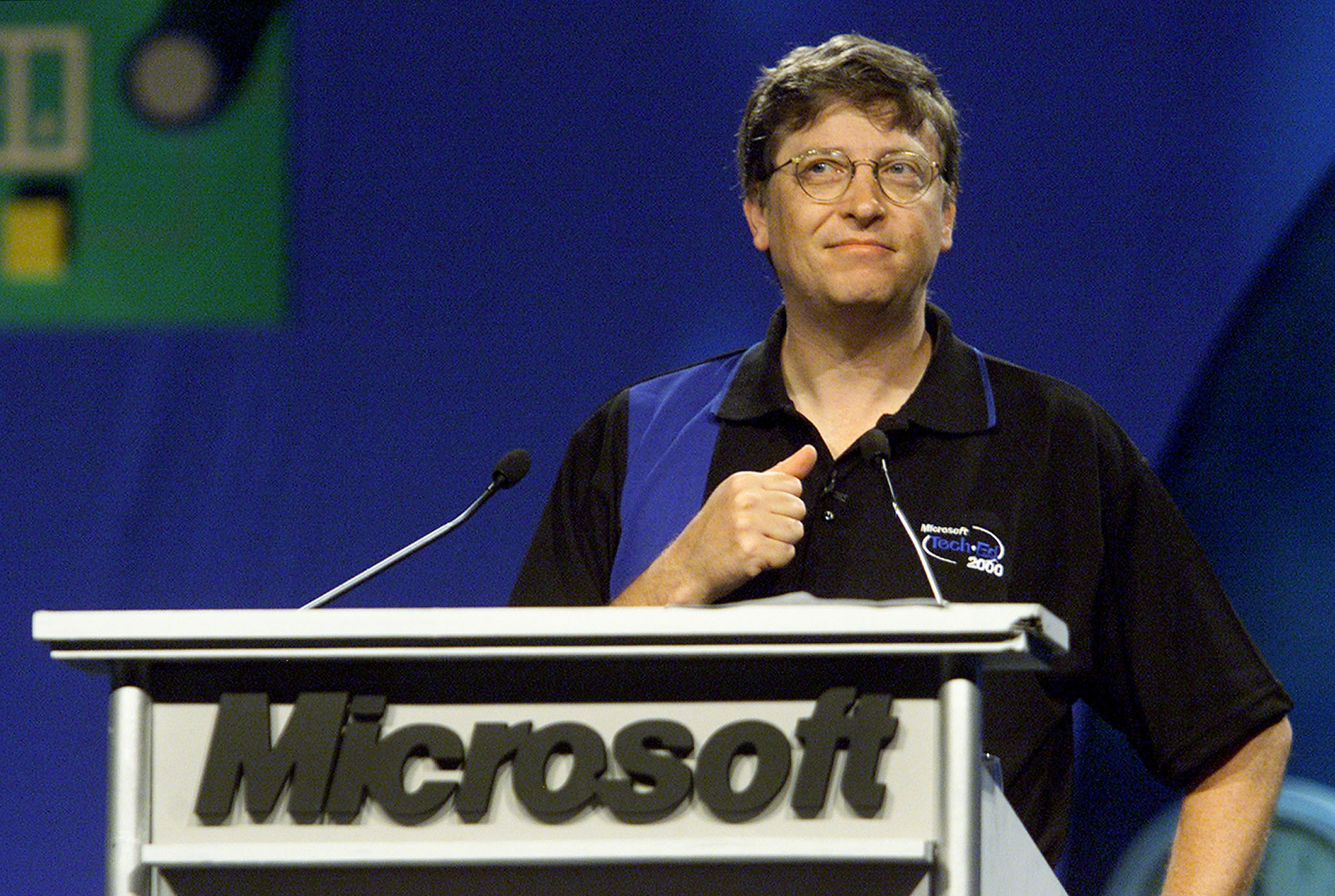 Bill Gates de joven.