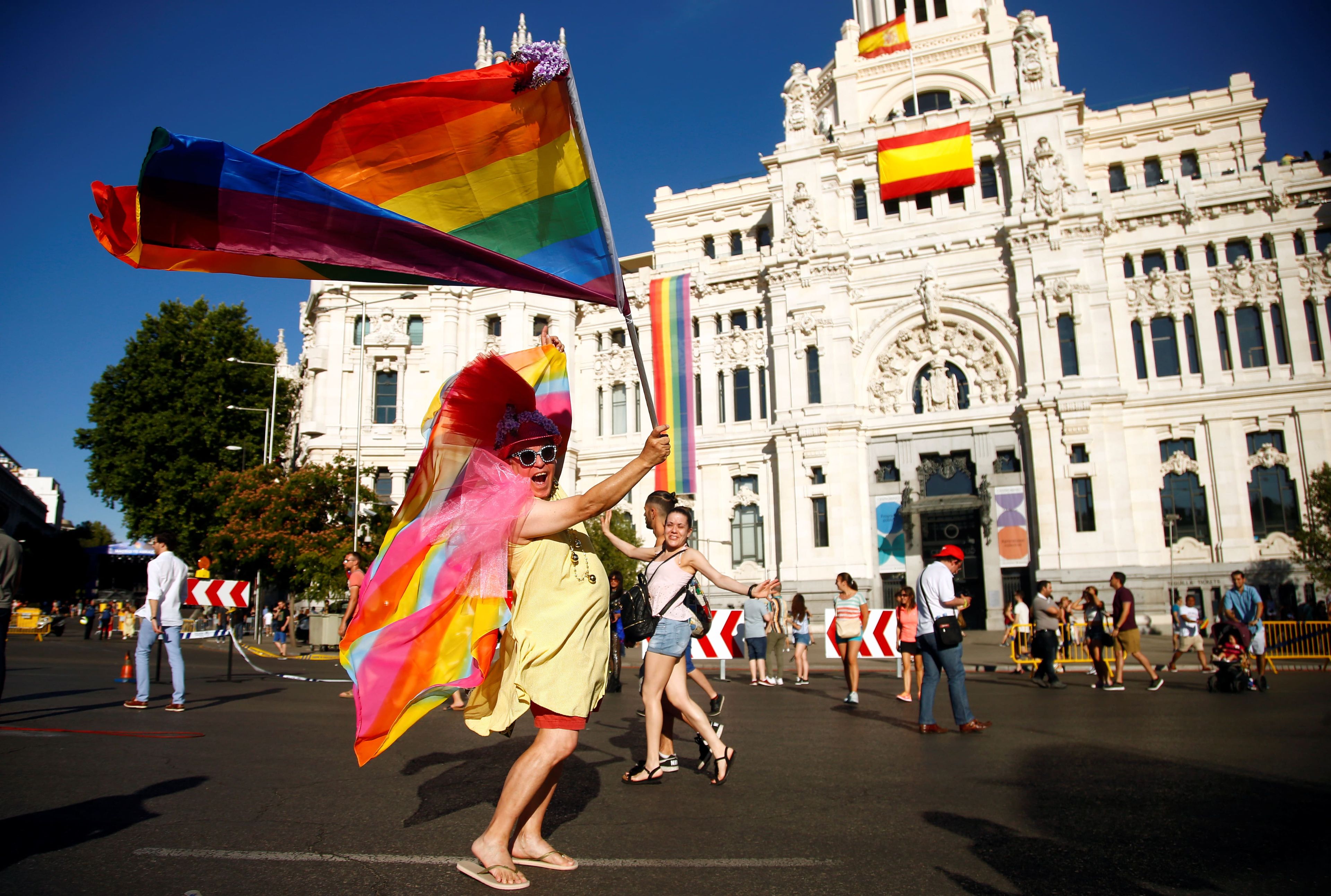 Desfile del Orgullo en Madrid.