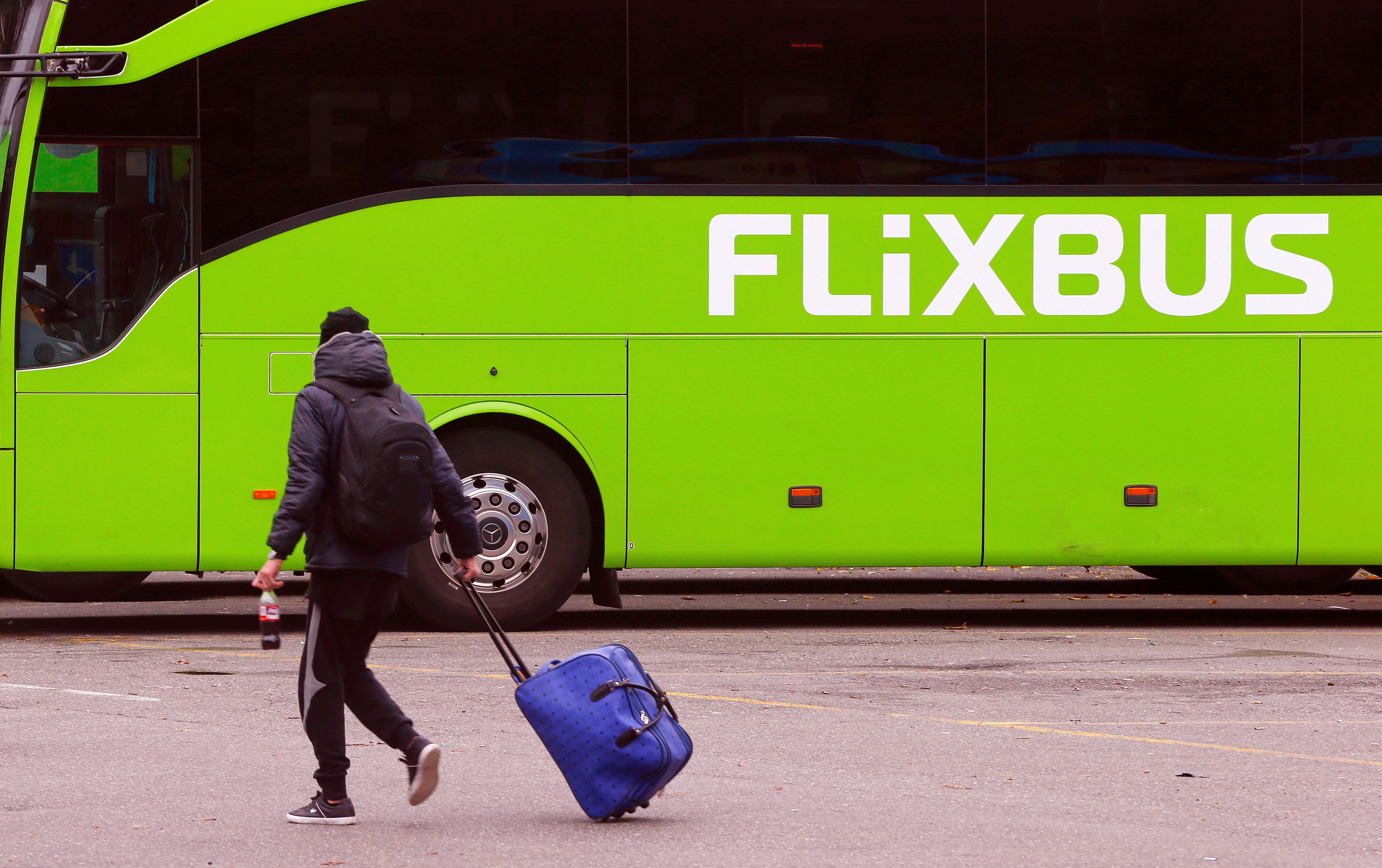 Un autobús de FlixBus en Zúrich, Suiza.